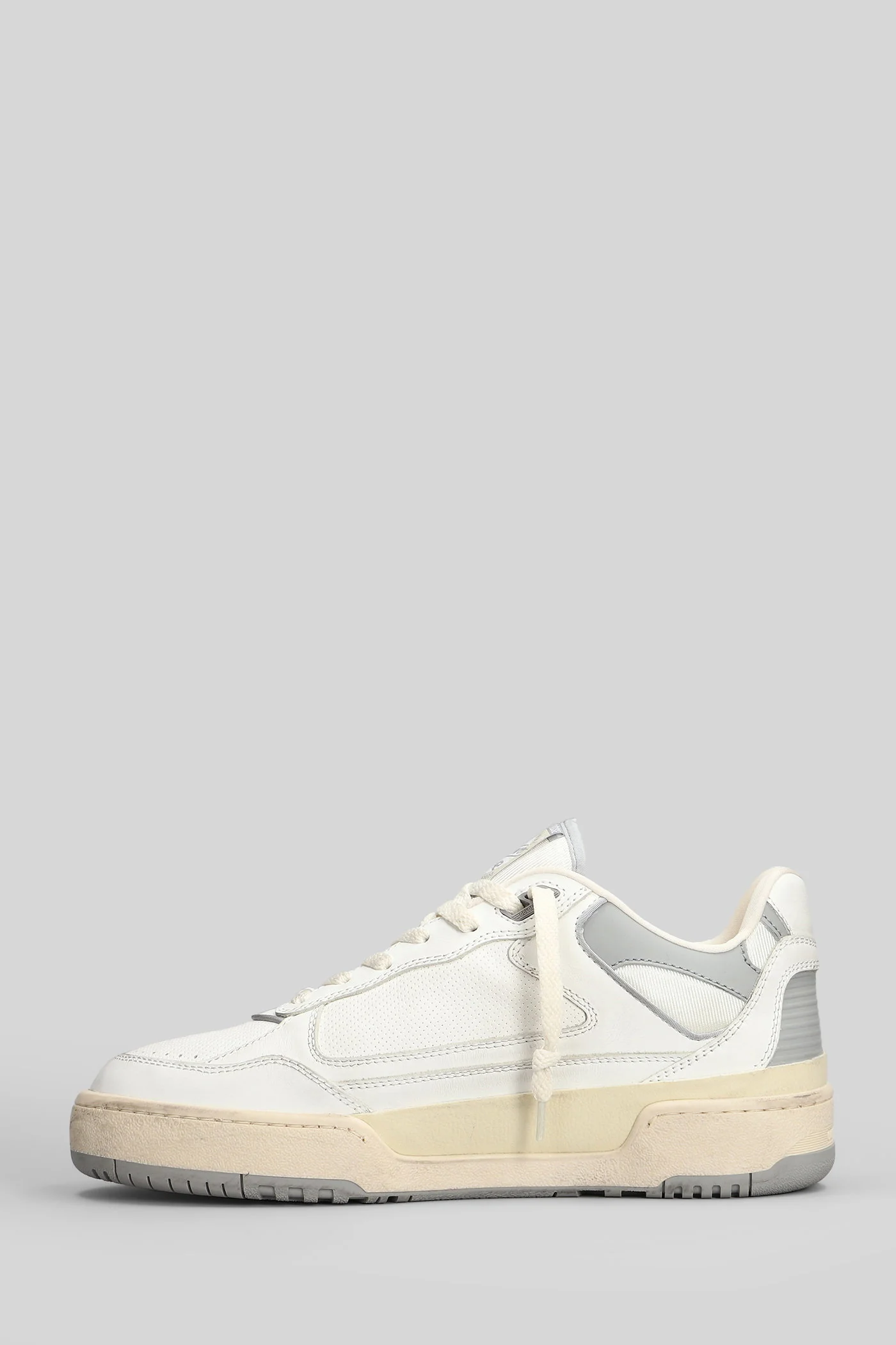 Forty 2 Sneakers in white leather - Image 3
