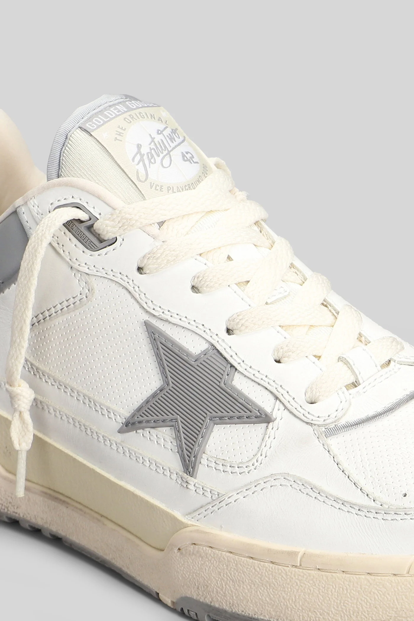 Forty 2 Sneakers in white leather - Image 5