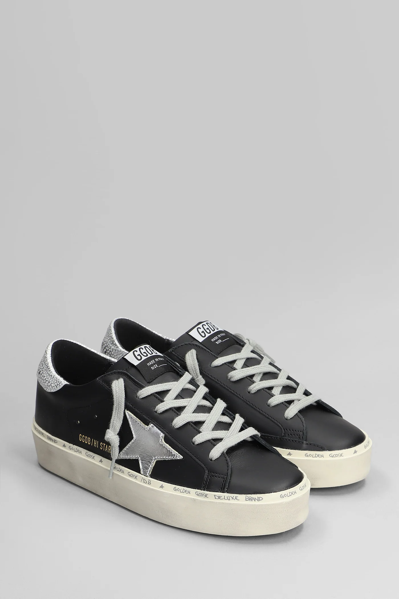 Hi Star Sneakers in black leather - Image 2