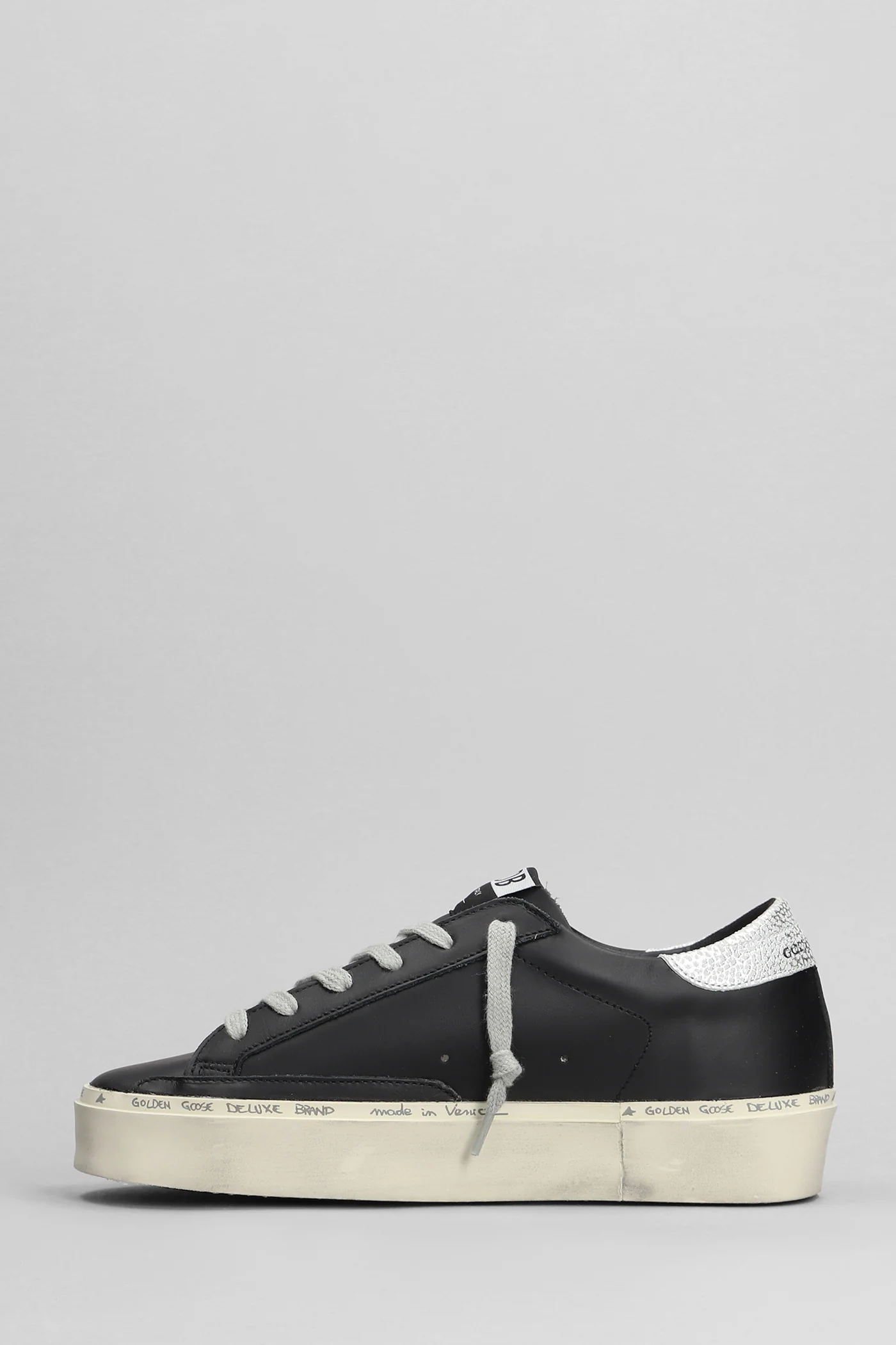 Hi Star Sneakers in black leather - Image 3