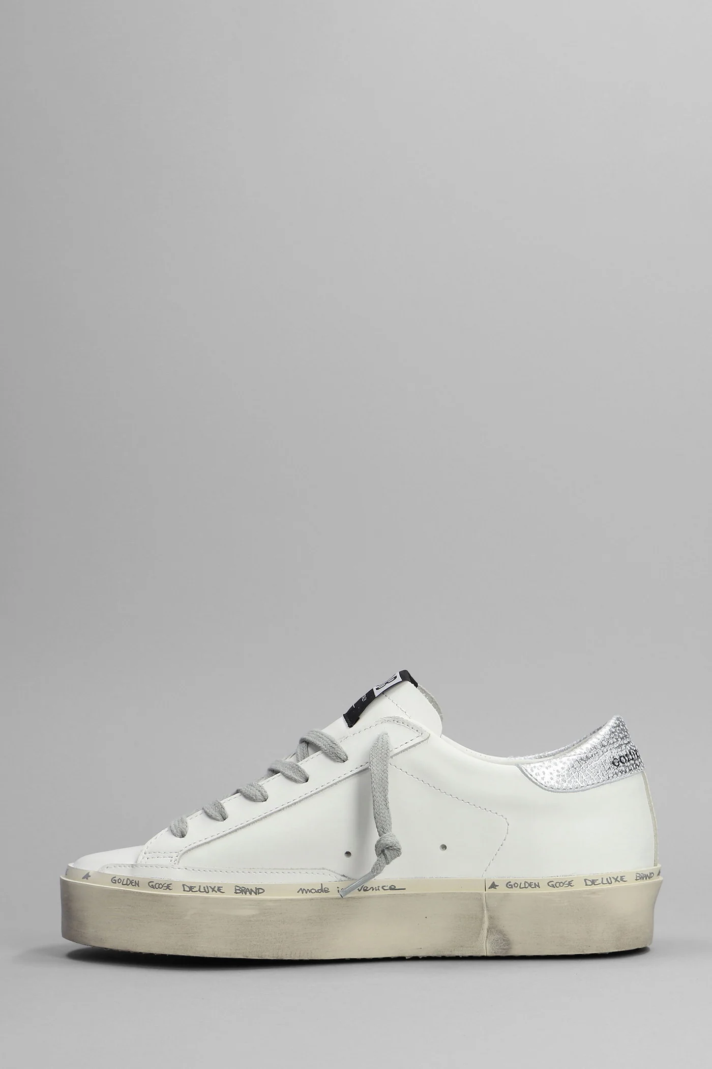 Hi Star Sneakers in white leather - Image 3