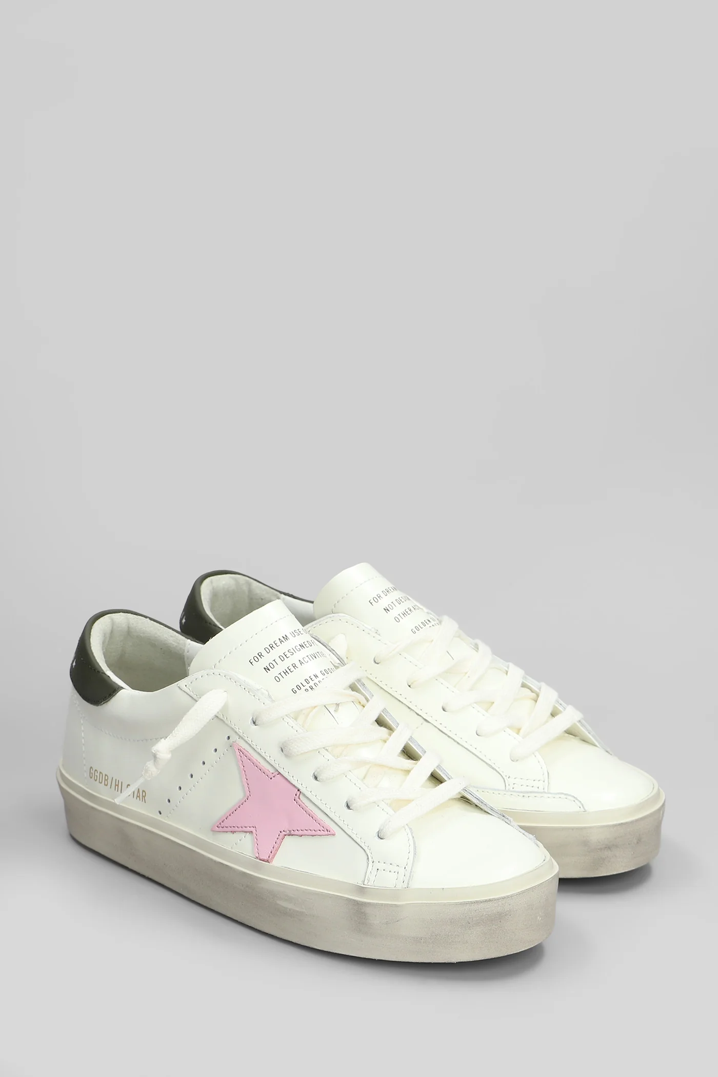 Hi Star Sneakers in white leather - Image 2