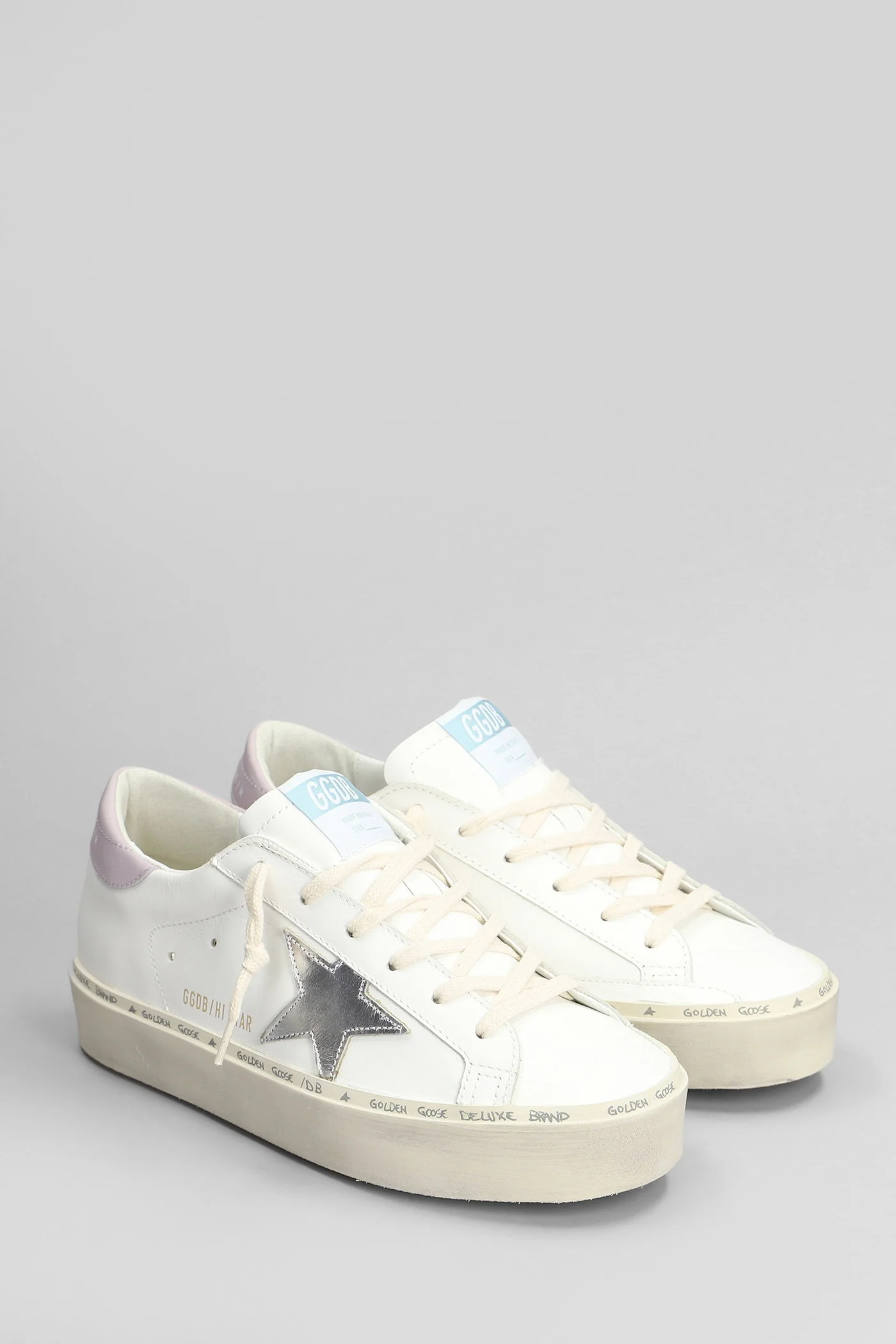 Hi Star Sneakers in white leather - Image 2