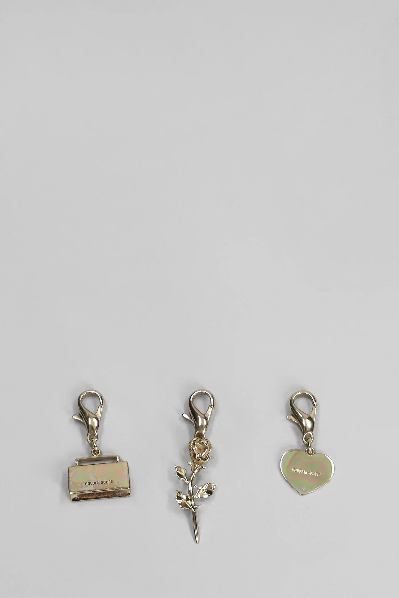 in gold PVC