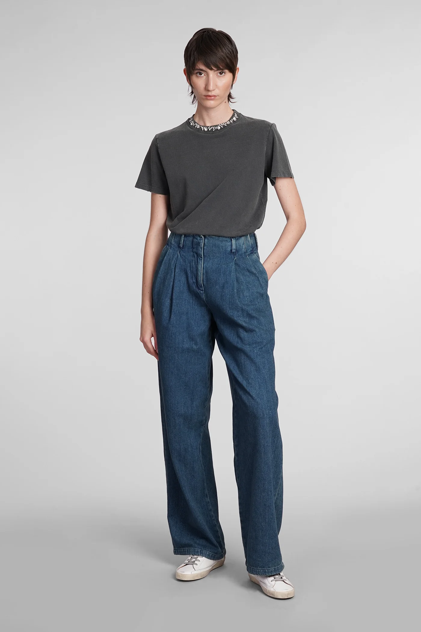 Jeans in blue denim - Image 2