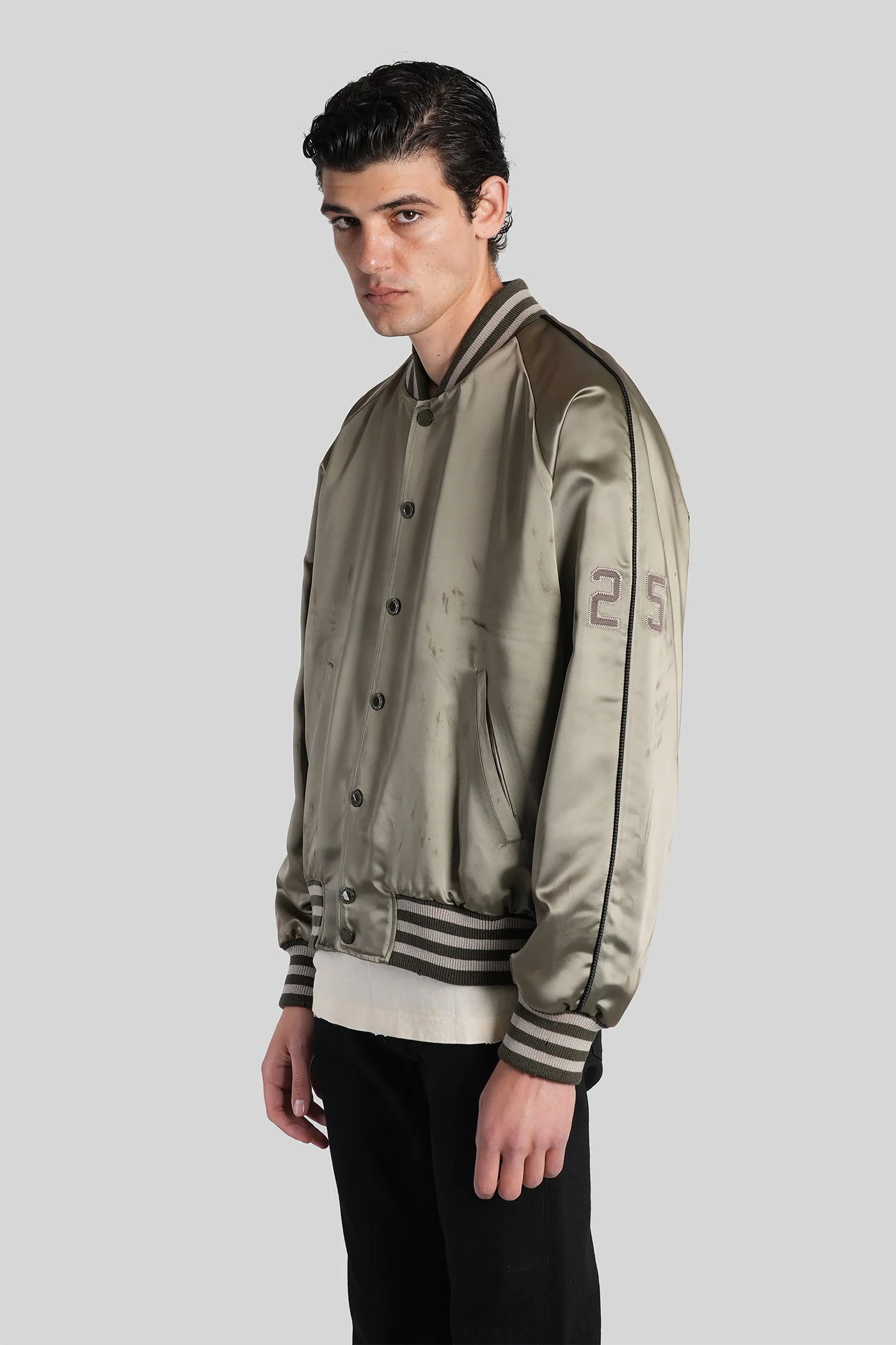 Journey Bomber Bomber Jacket in green polyester - Image 4