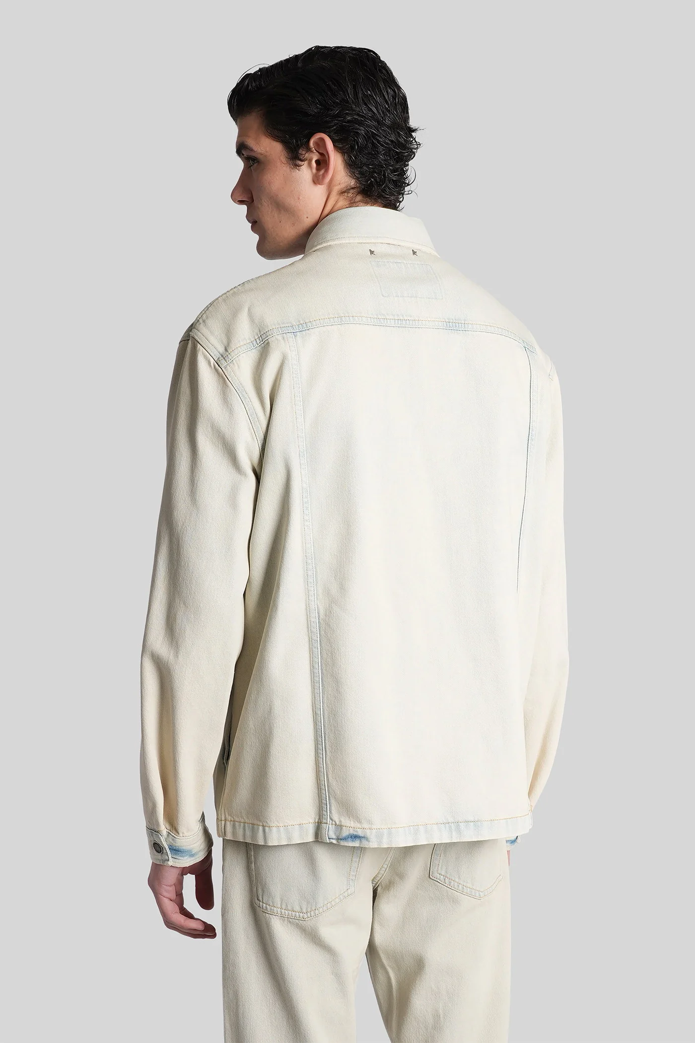 Journey Denim Jackets in cyan denim - Image 3