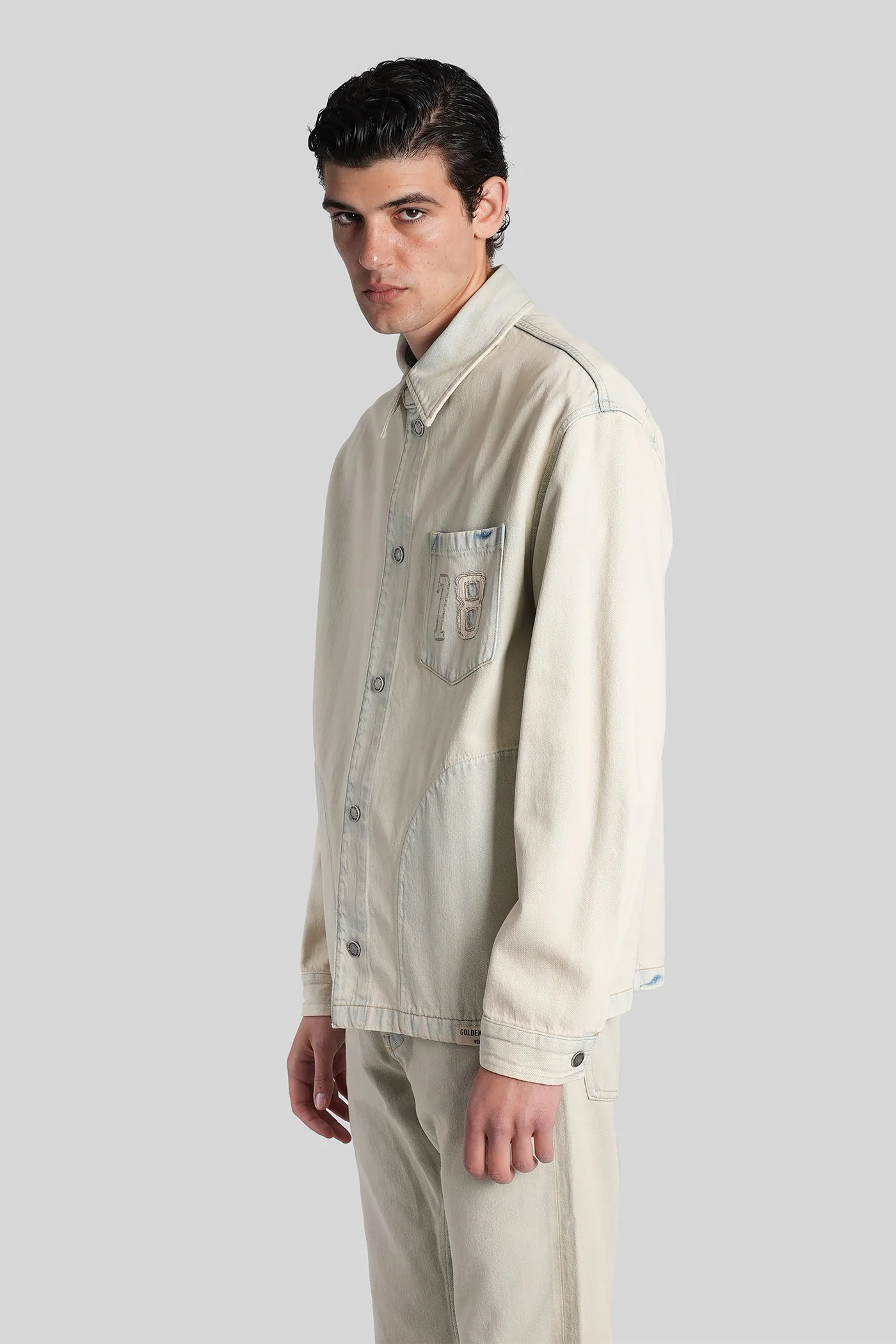 Journey Denim Jackets in cyan denim - Image 4