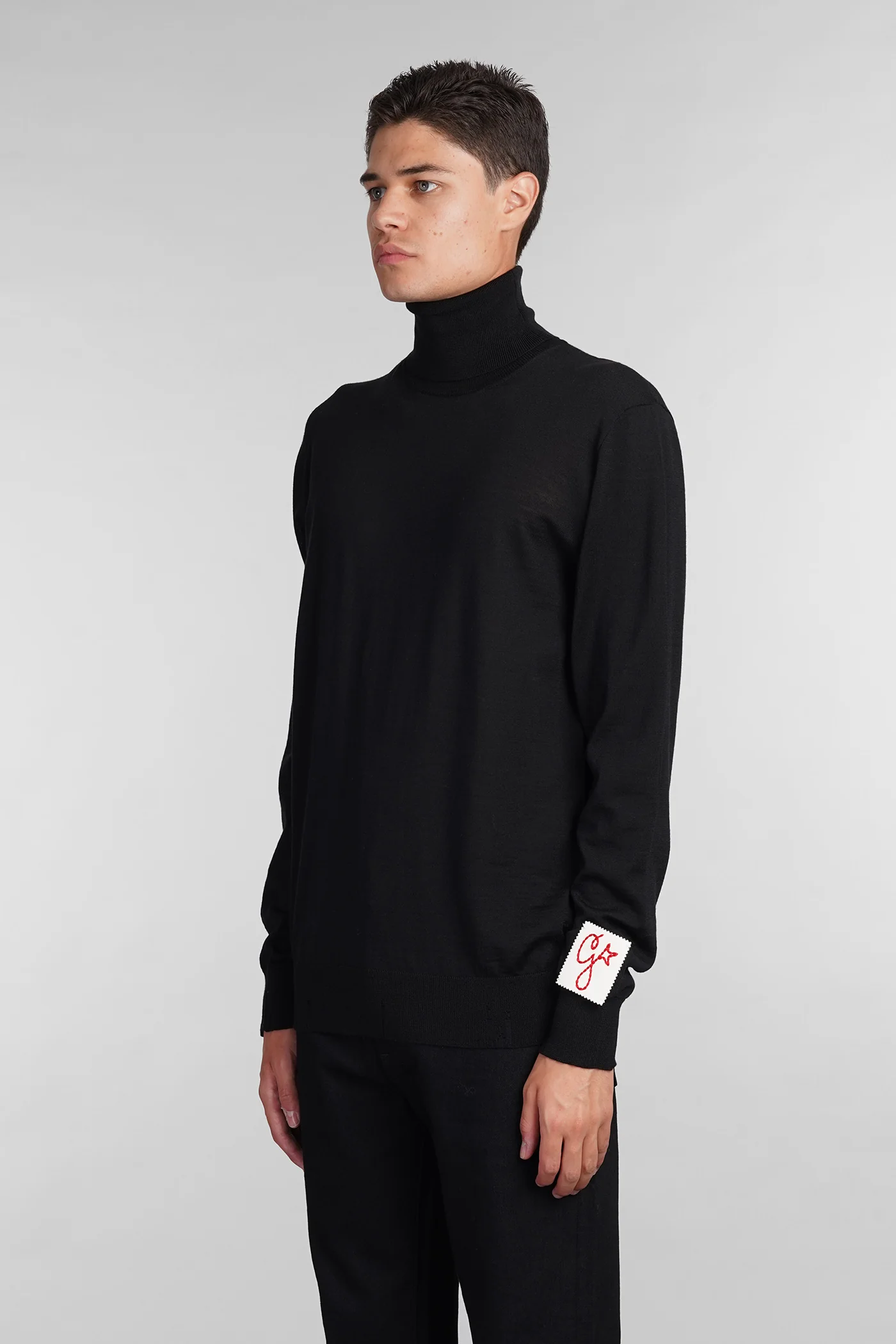 Knitwear in black wool - Image 4