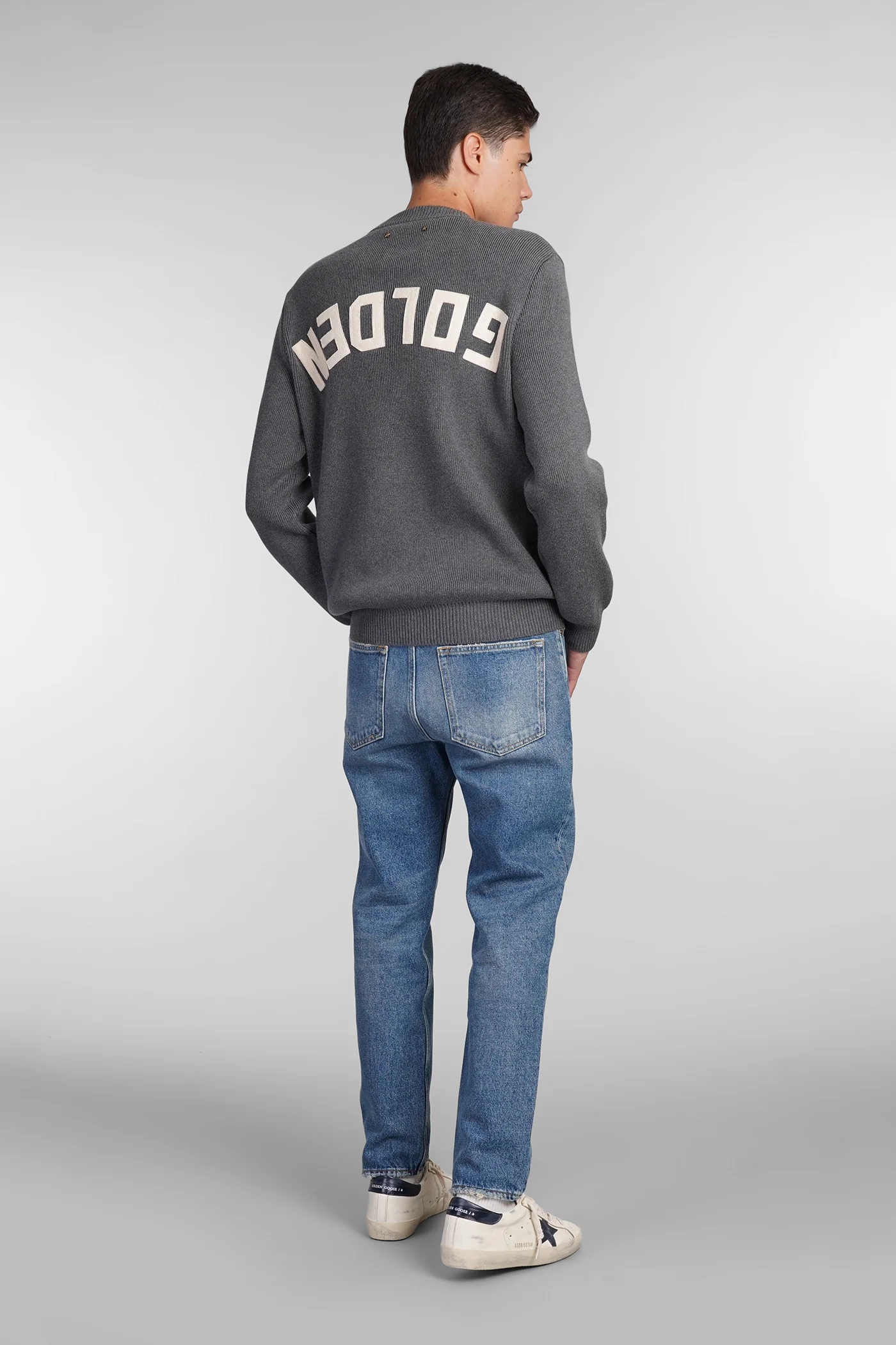 Knitwear in grey cotton - Image 2