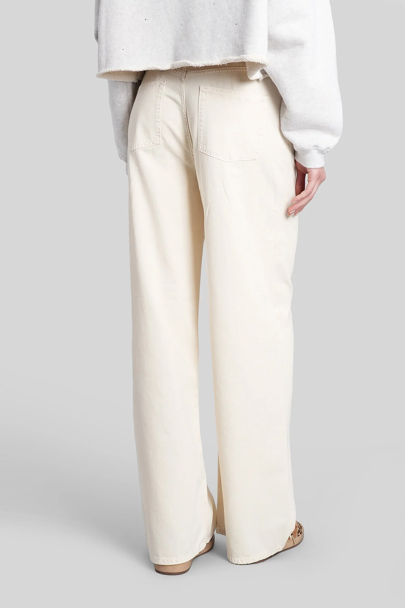 Melody Jeans in beige denim - Image 3