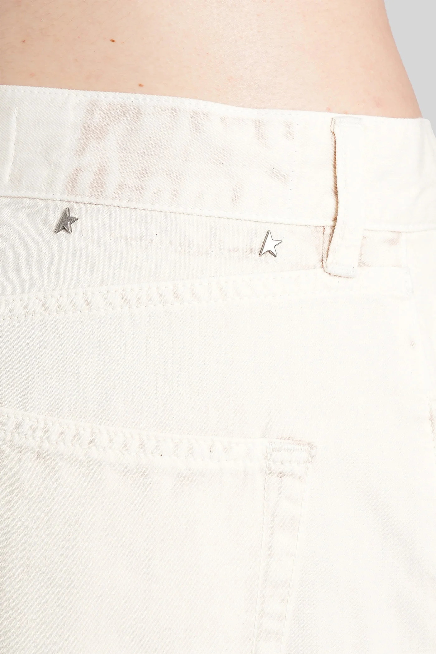 Melody Jeans in beige denim - Image 5