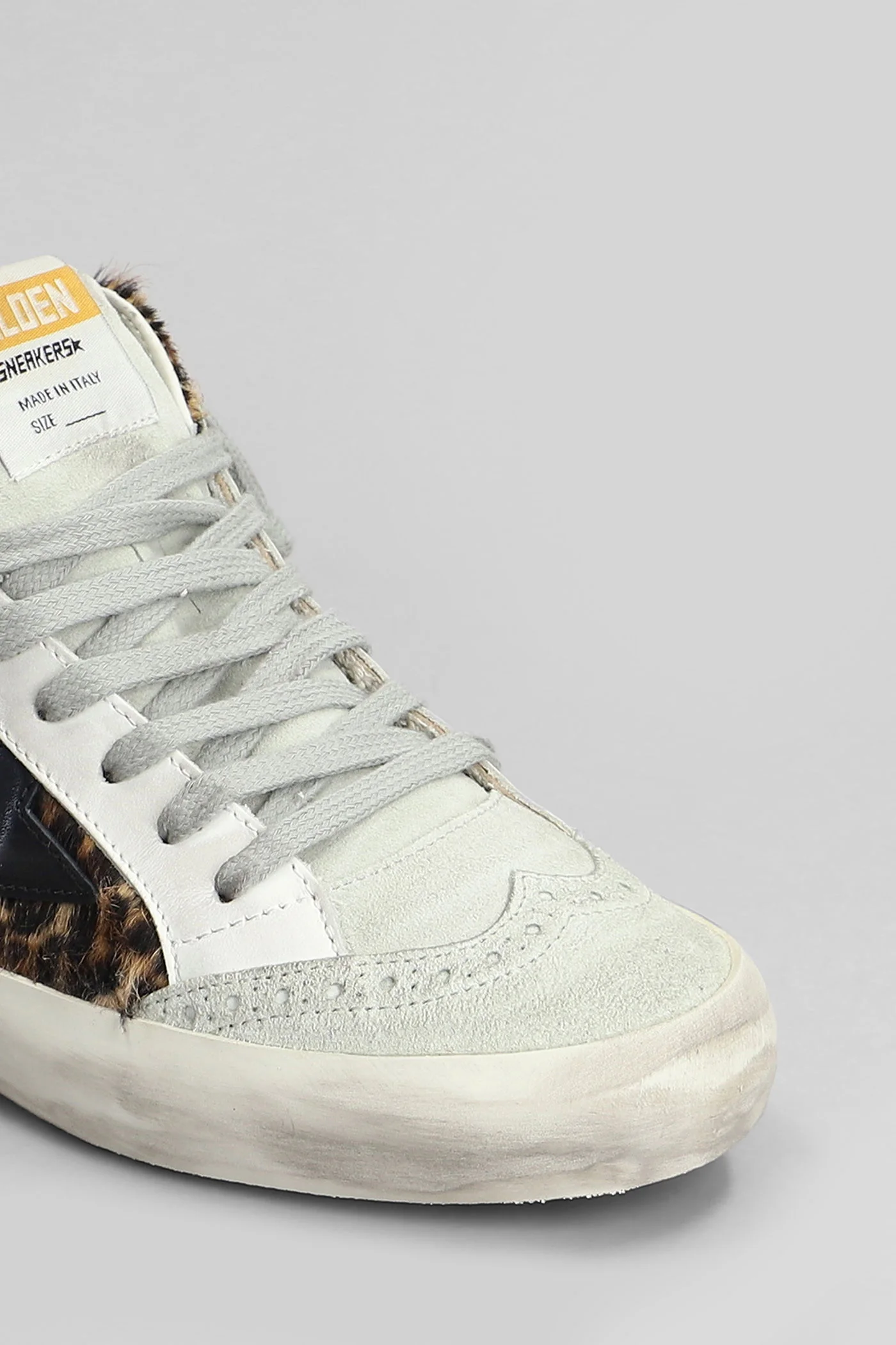 Mid Star Sneakers in Animalier pony skin - Image 5
