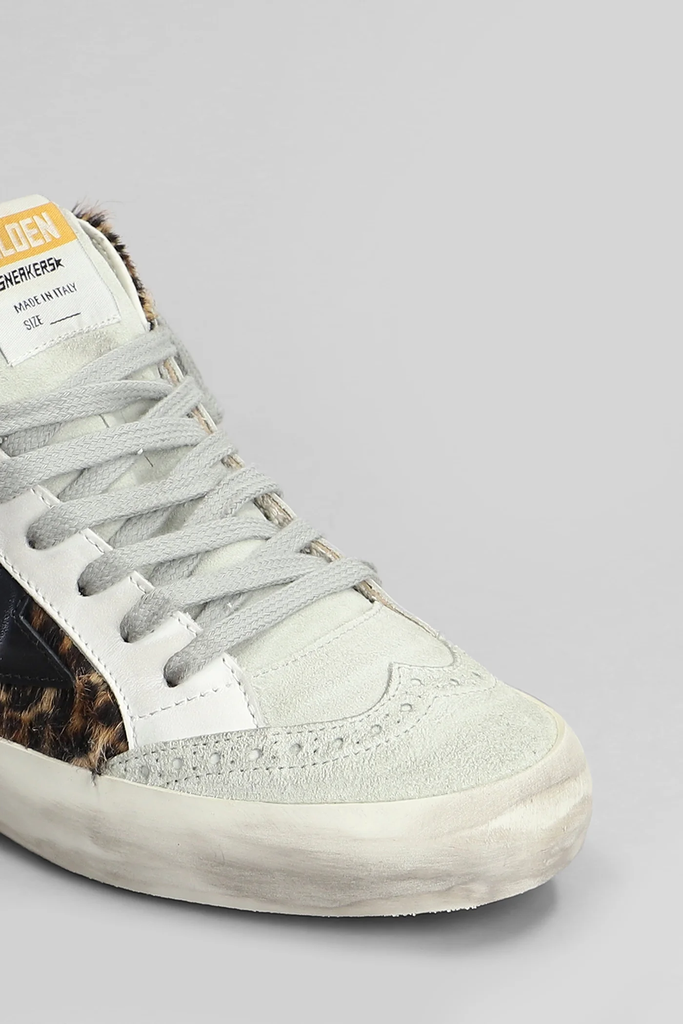 Mid Star Sneakers in Animalier pony skin - Image 5
