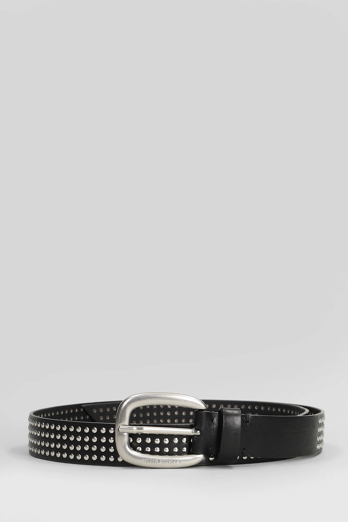 Mini Studs Belts in black leather