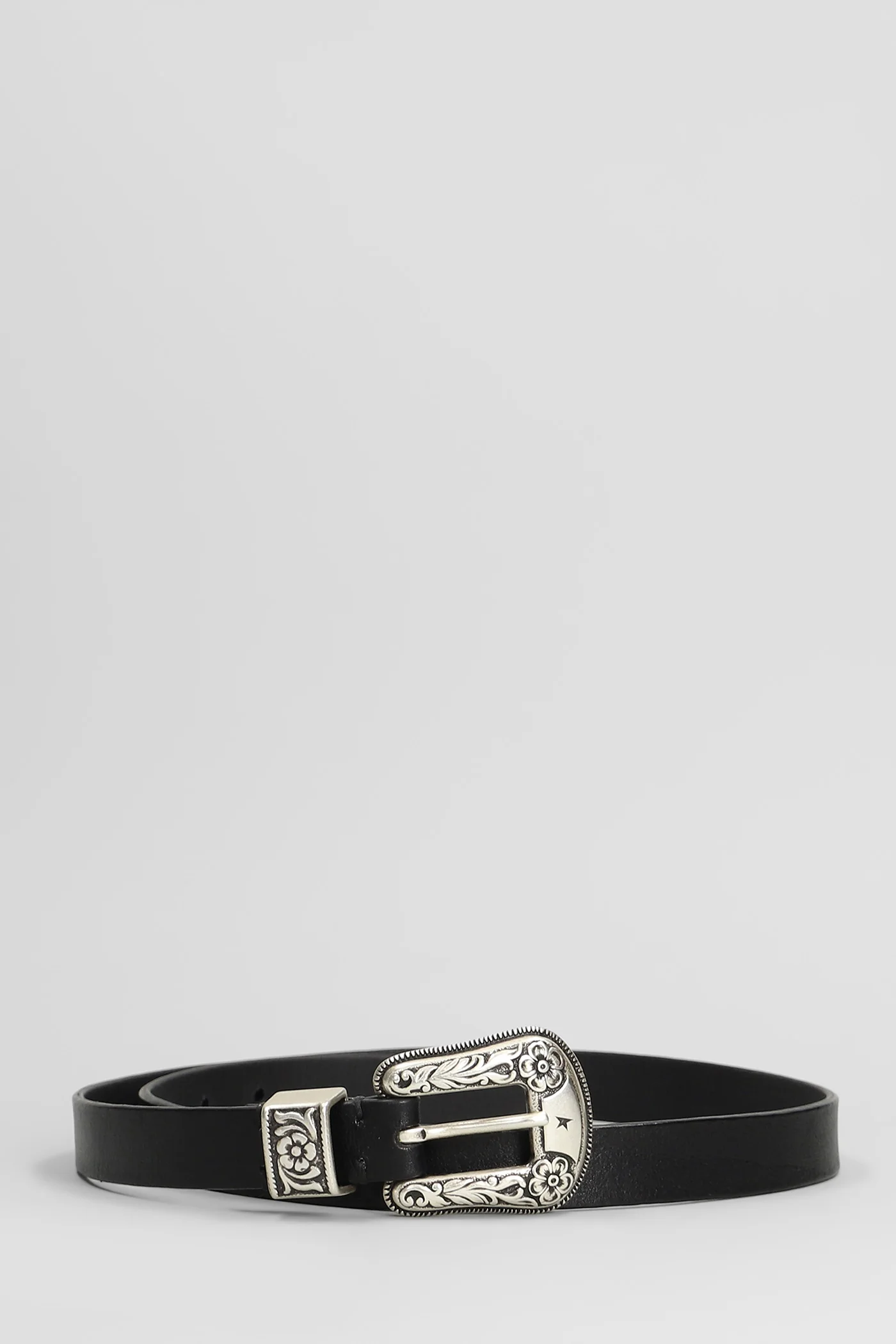 New Belt Lace Belts in black leather