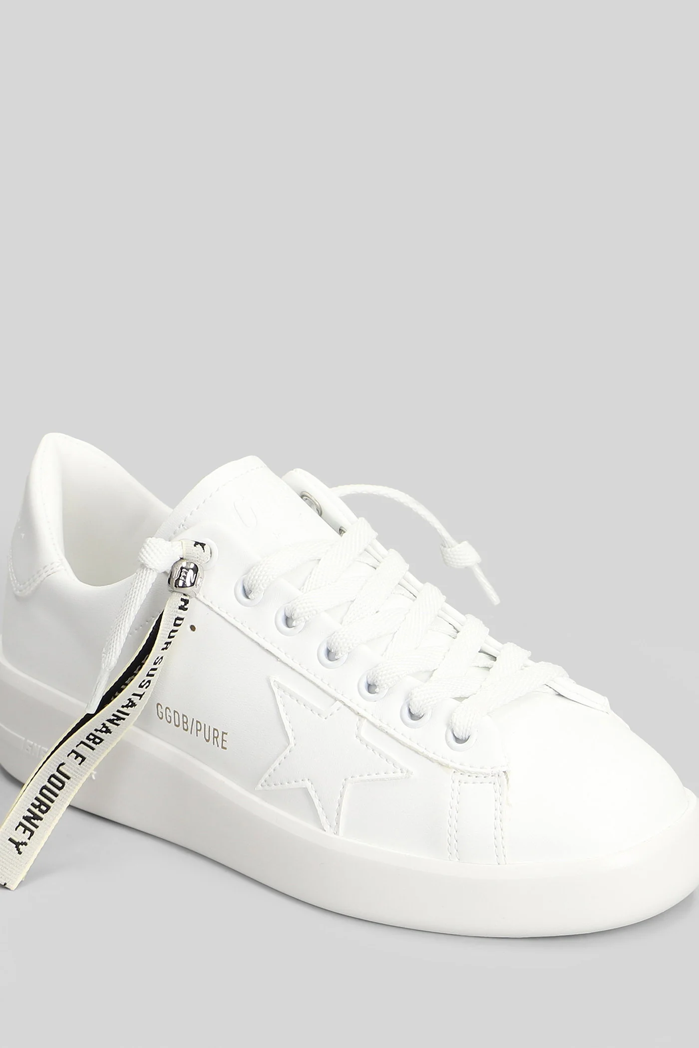 Pure Star Bio Sneakers in white leather - Image 5