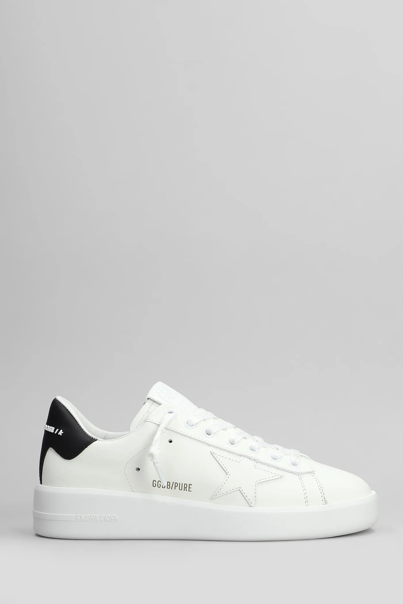 Pure Star Sneakers in white leather