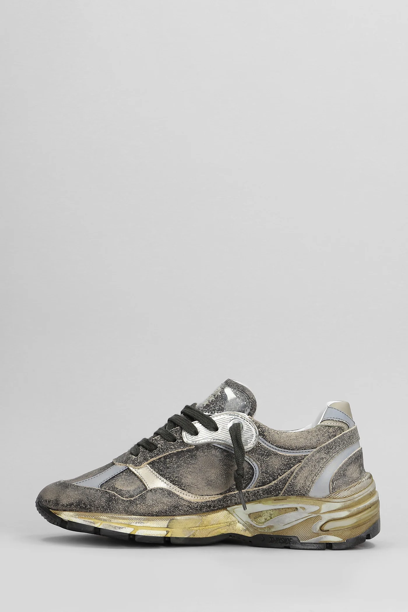 Running Sneakers in black suede - Image 3