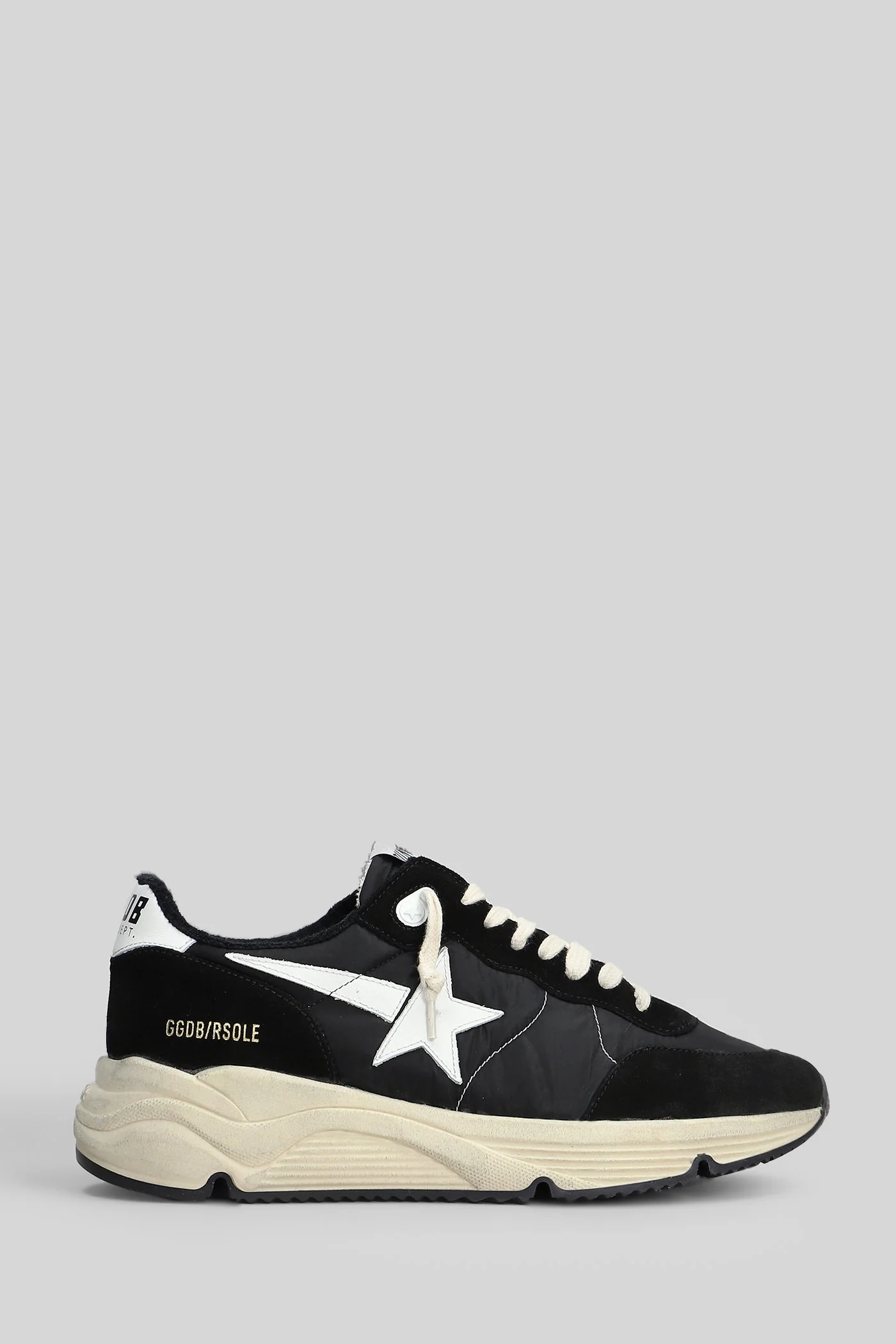 Running Sneakers in black Suede and fabric - Image 36