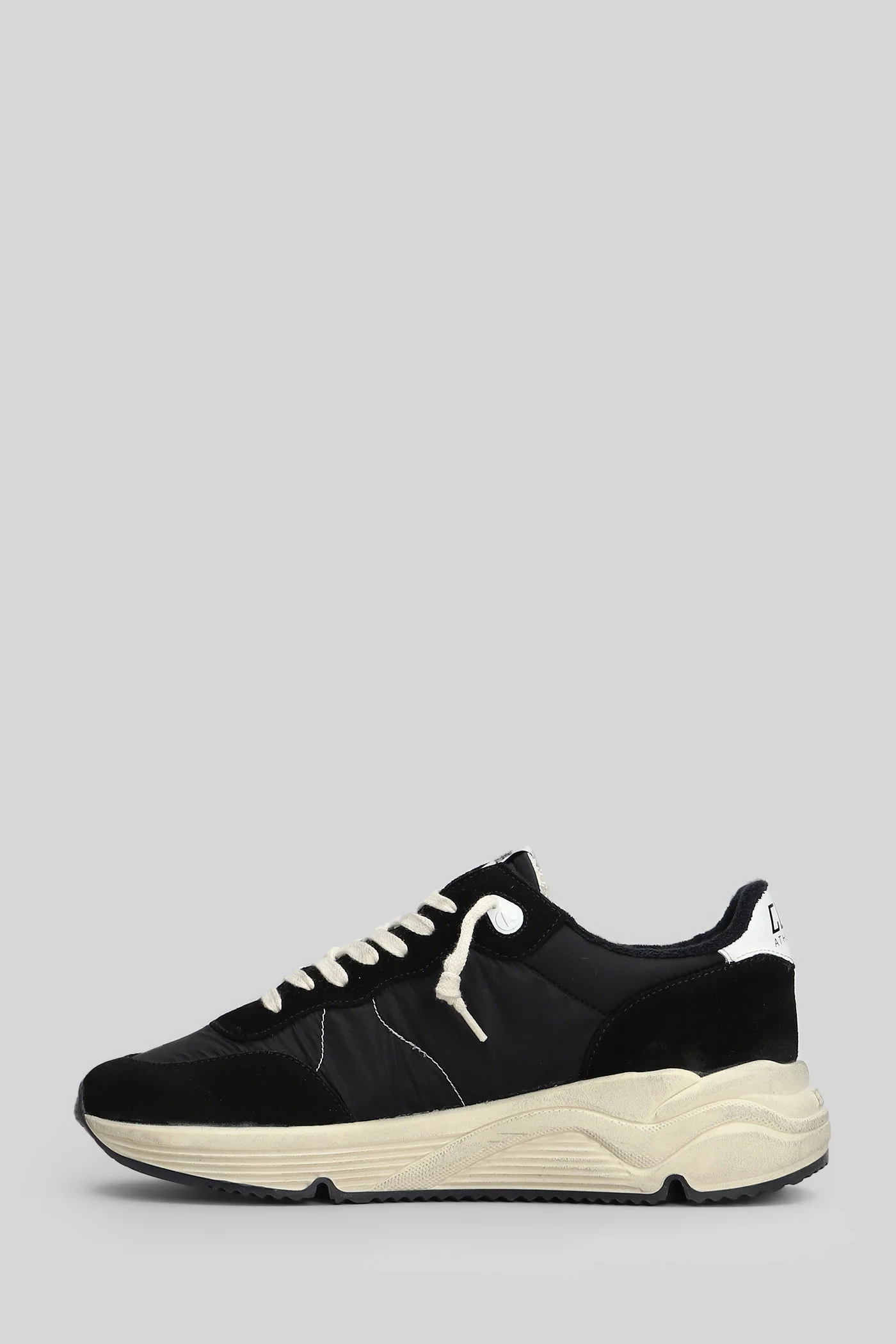 Running Sneakers in black Suede and fabric - Image 8