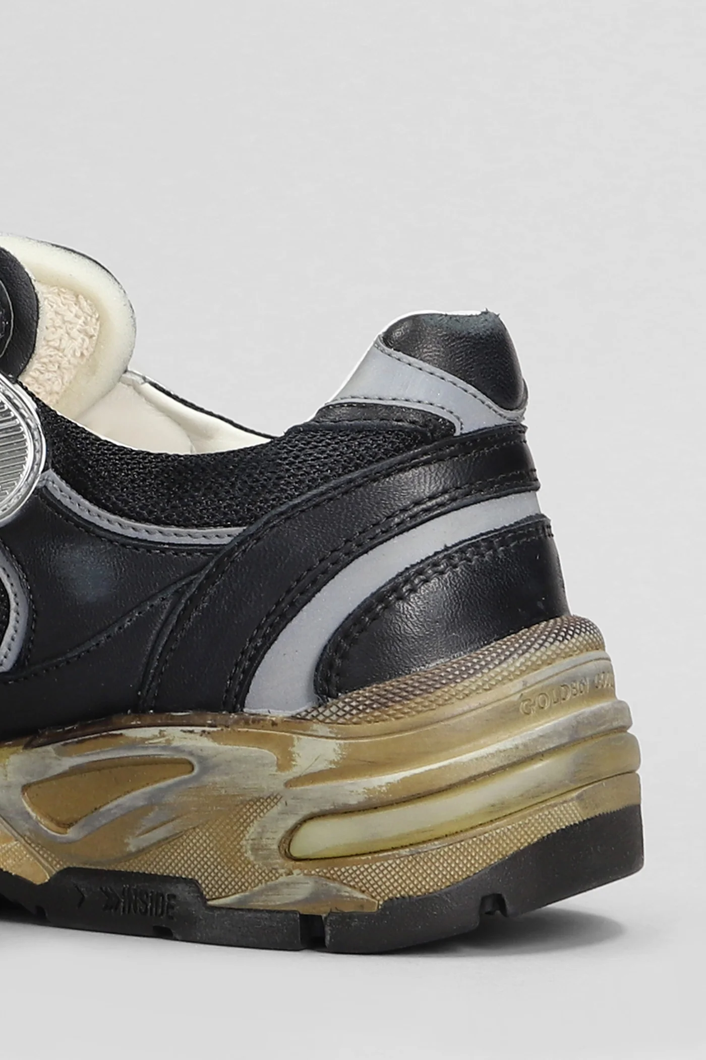 Running Sneakers in black synthetic fibers - Image 5