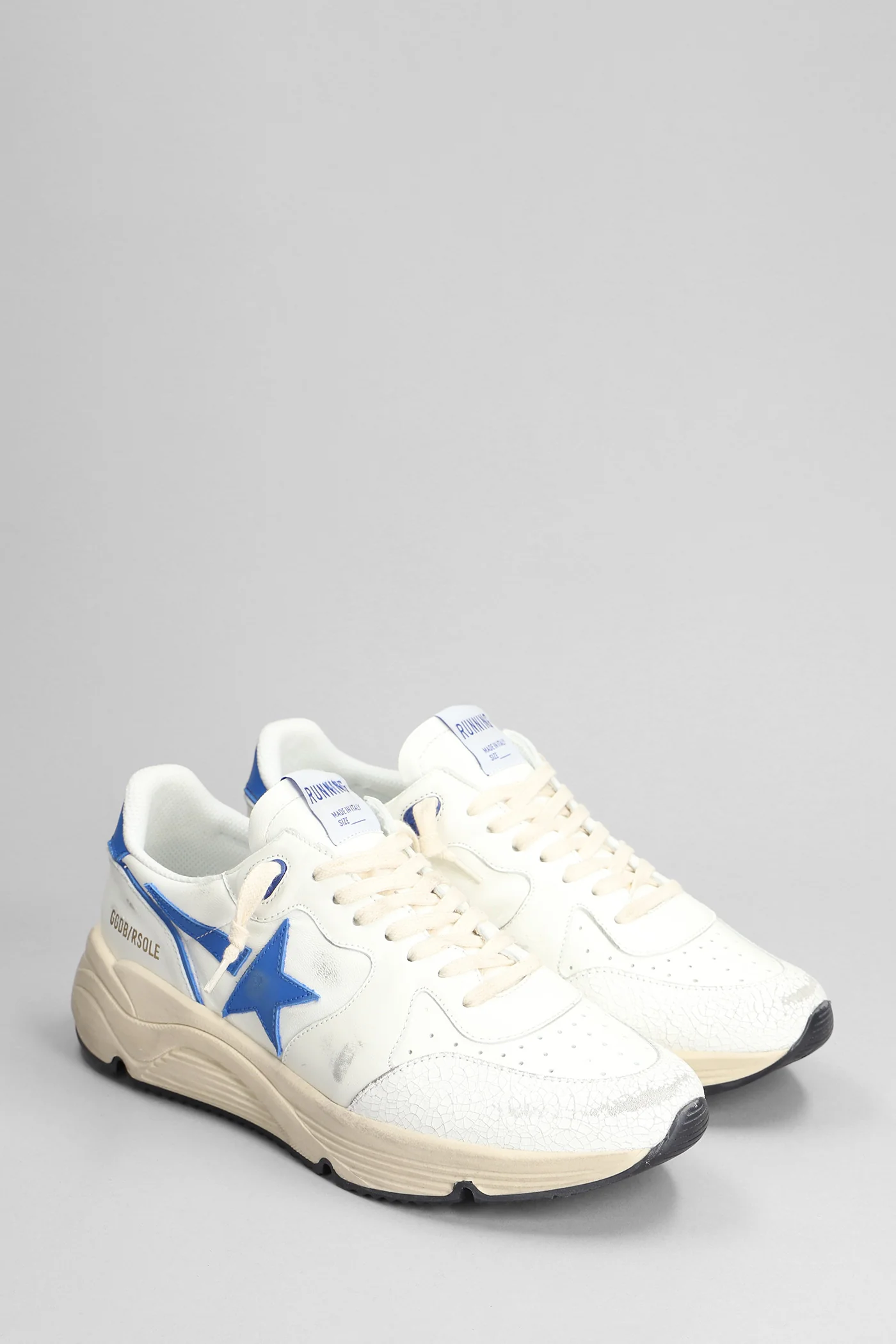 Running Sneakers in white leather - Image 2