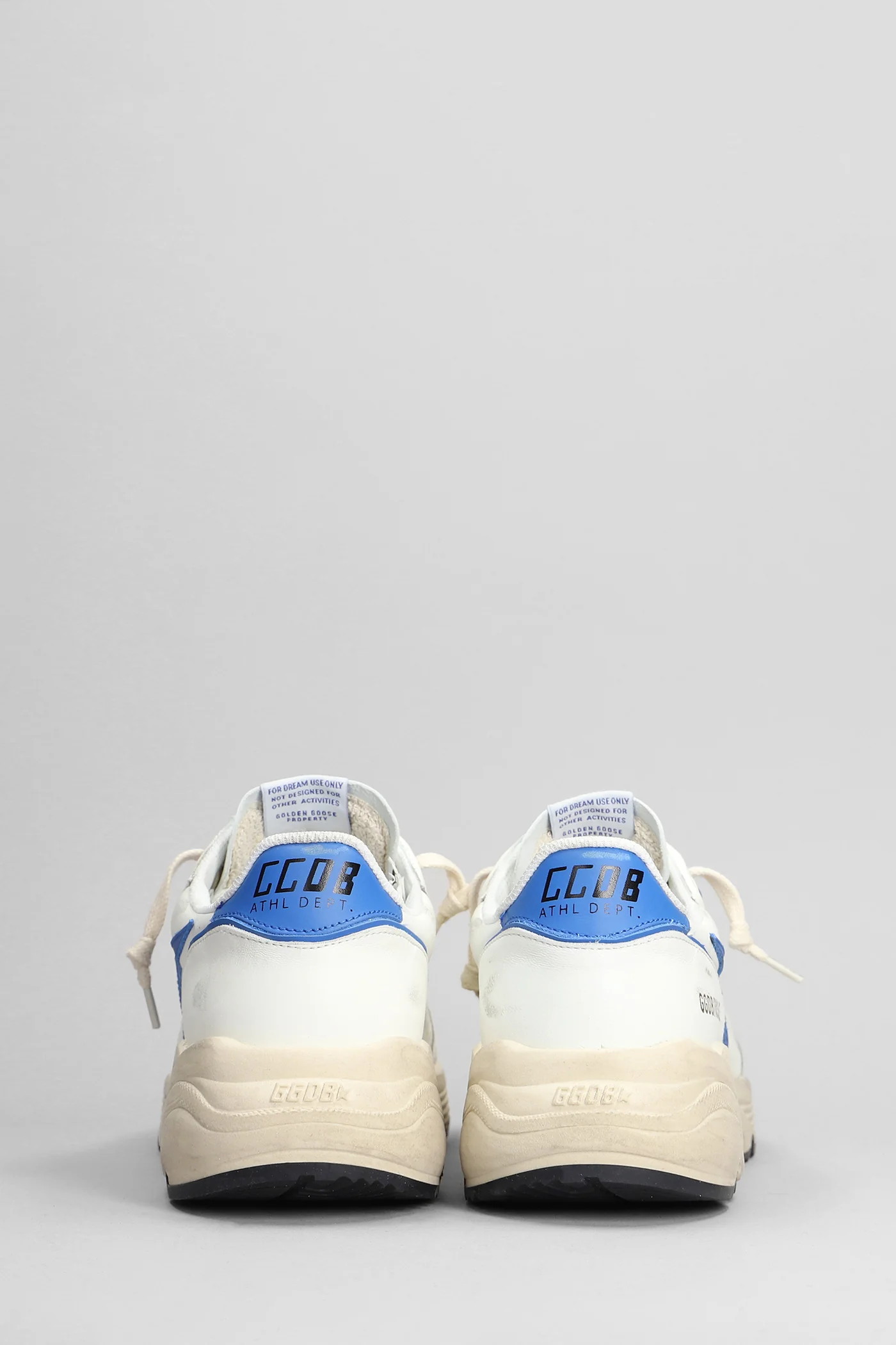 Running Sneakers in white leather - Image 4