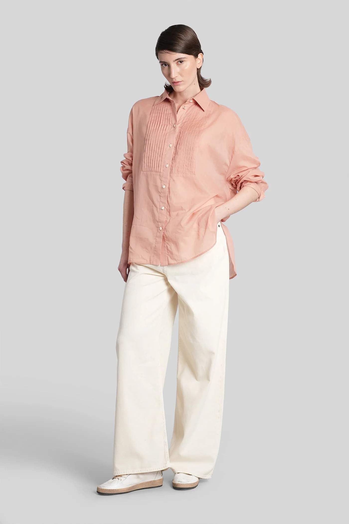 Shirt in powder cotton - Image 2