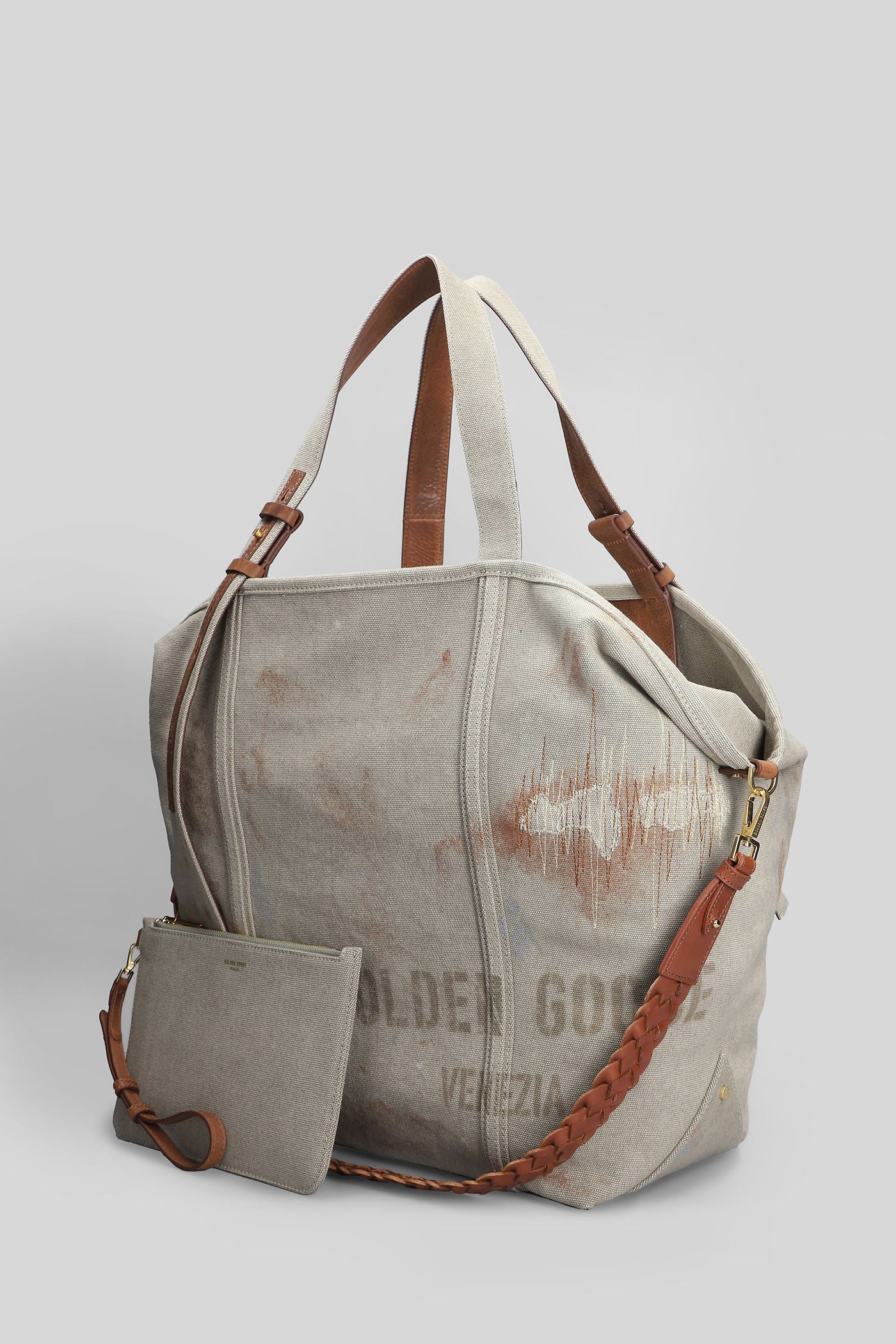 Shopping 24.7 Ew Tote in taupe canvas - Image 2