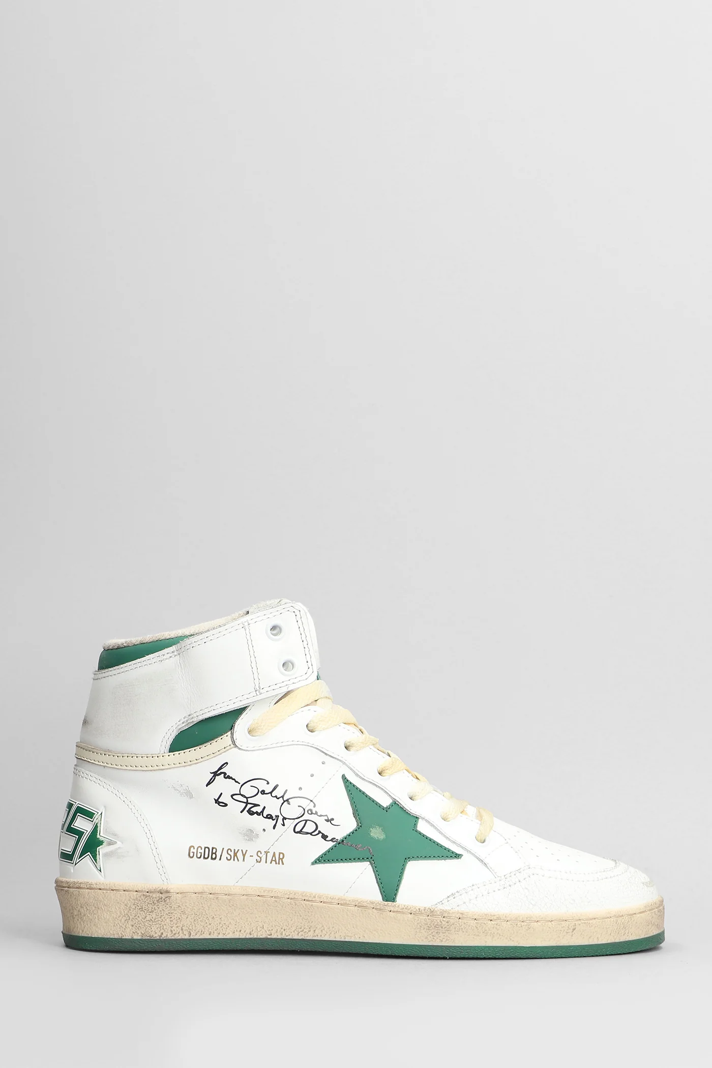 Sky Star Sneakers in white leather