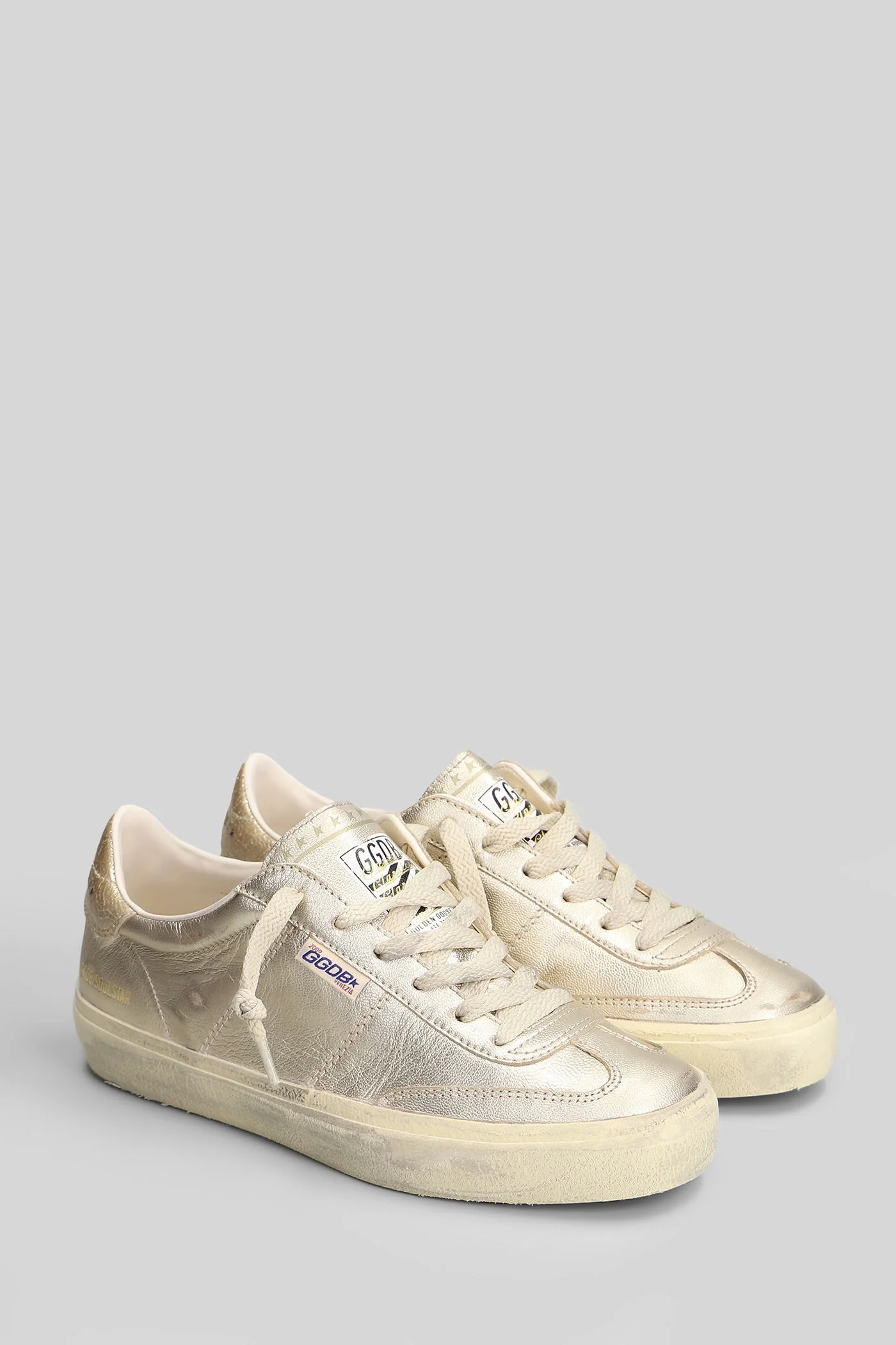 Soul Star Sneakers in platinum leather - Image 2