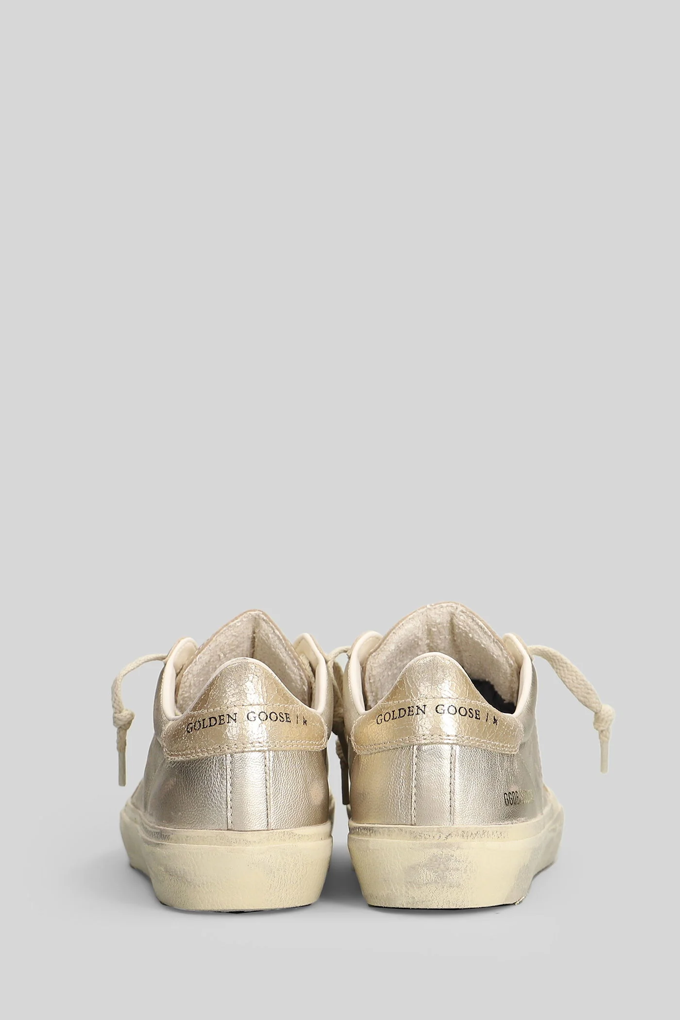 Soul Star Sneakers in platinum leather - Image 4