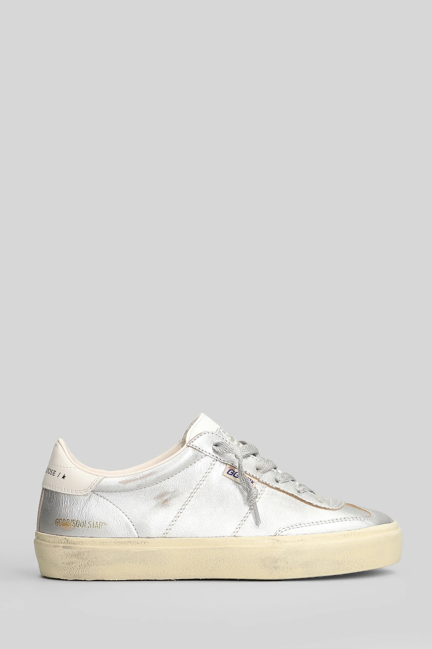 Soul Star Sneakers in silver leather