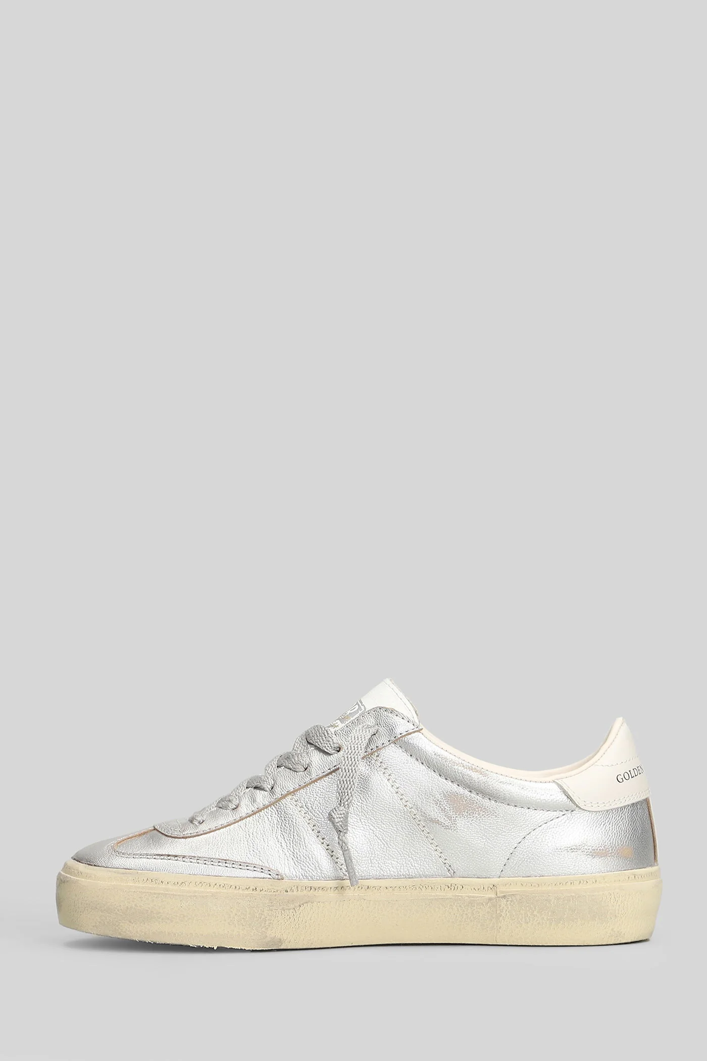 Soul Star Sneakers in silver leather - Image 3