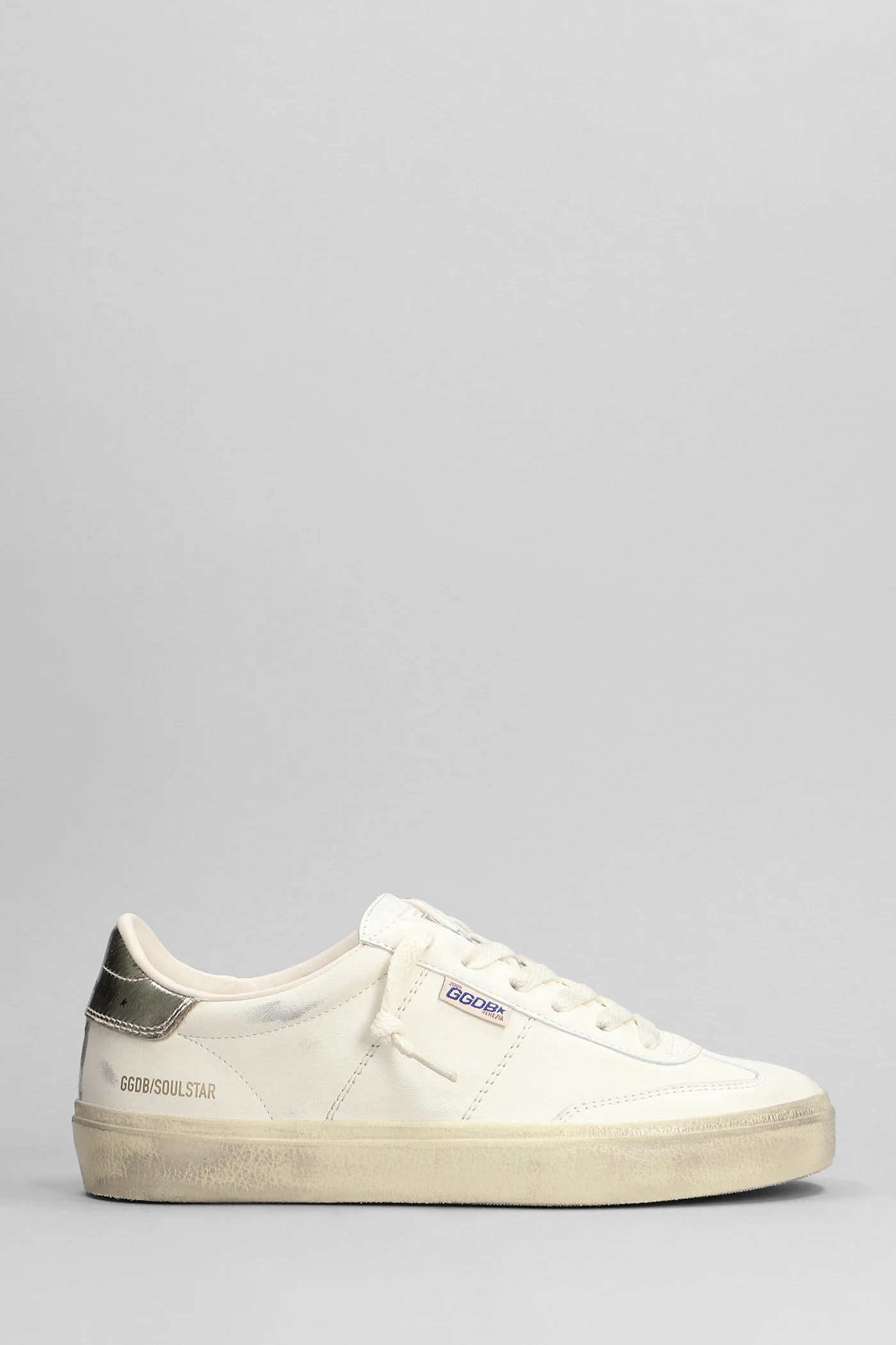 Soul Star Sneakers in white leather