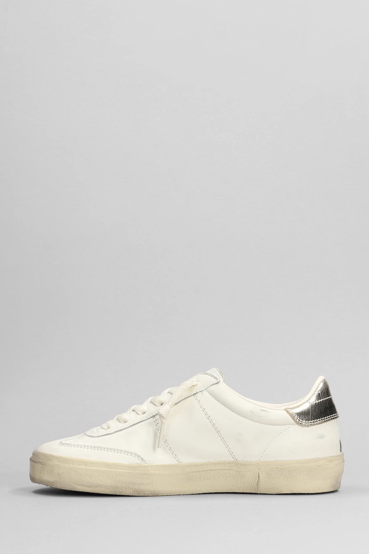 Soul Star Sneakers in white leather - Image 3