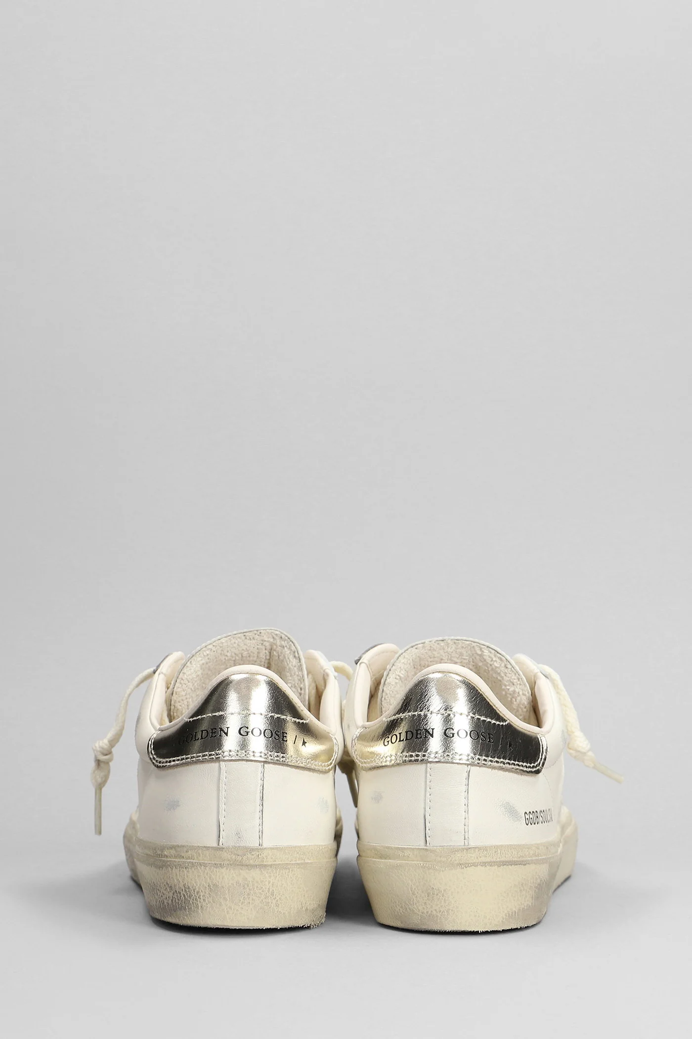 Soul Star Sneakers in white leather - Image 4