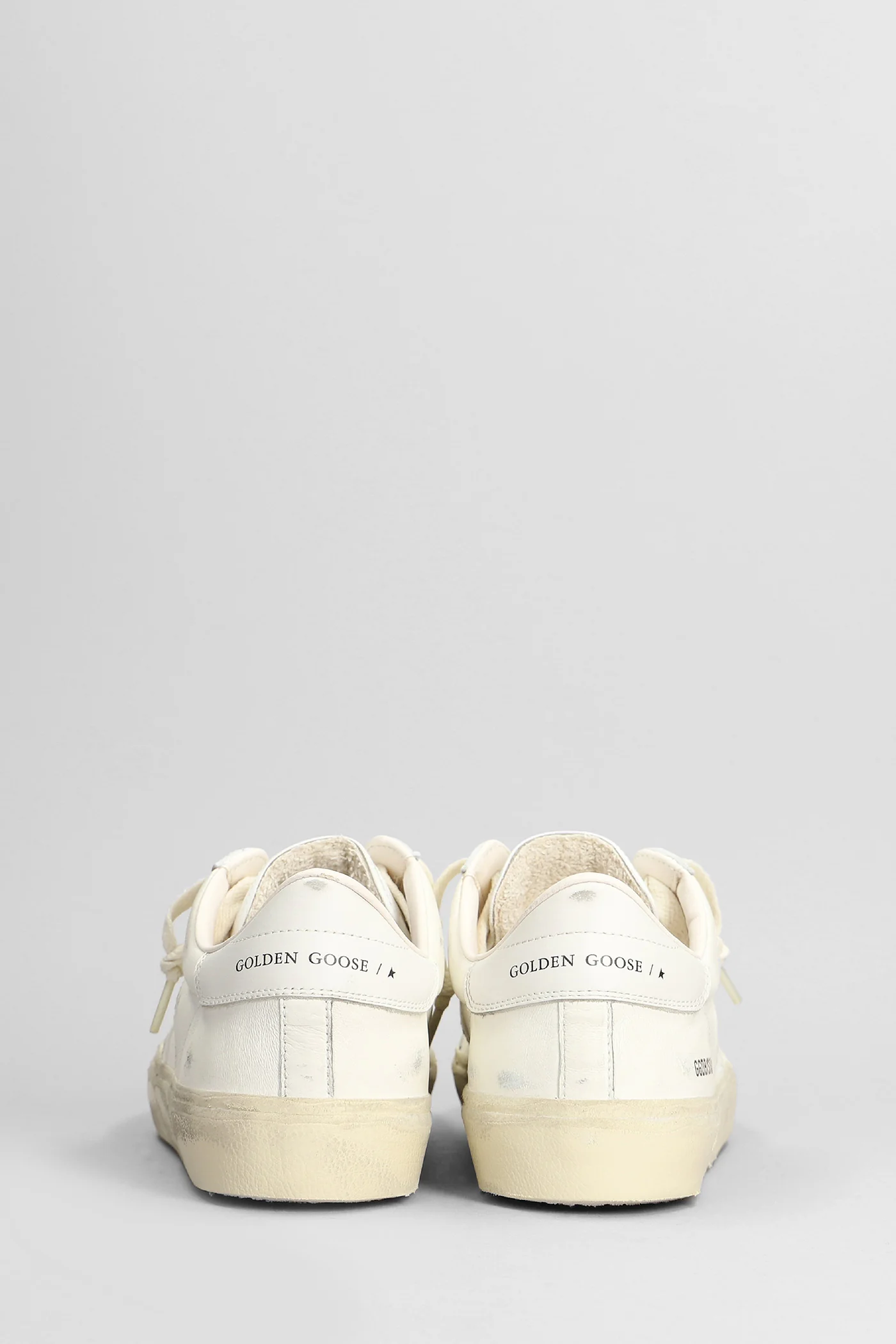 Soul Star Sneakers in white leather - Image 4