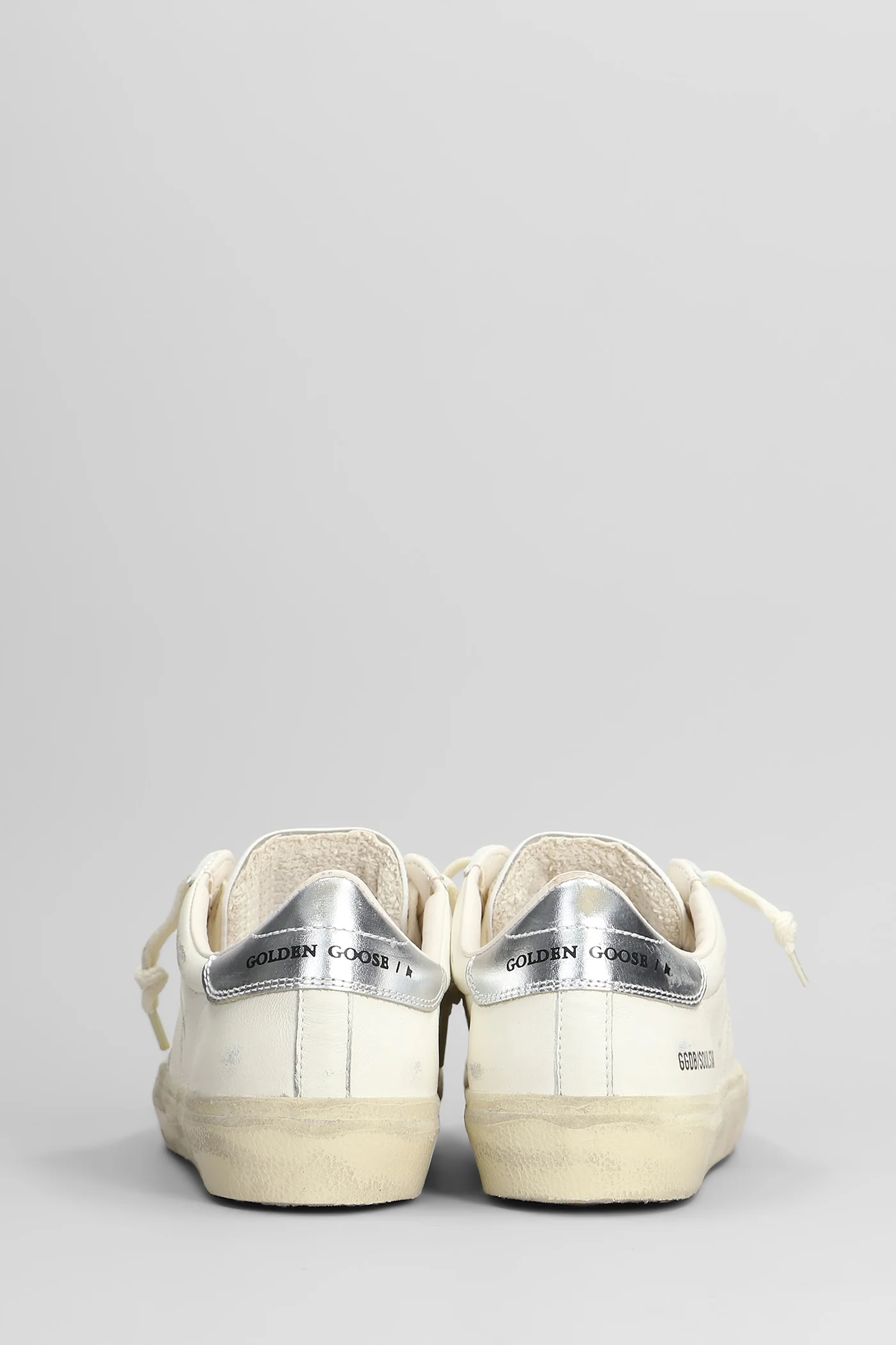 Soul Star Sneakers in white leather - Image 4