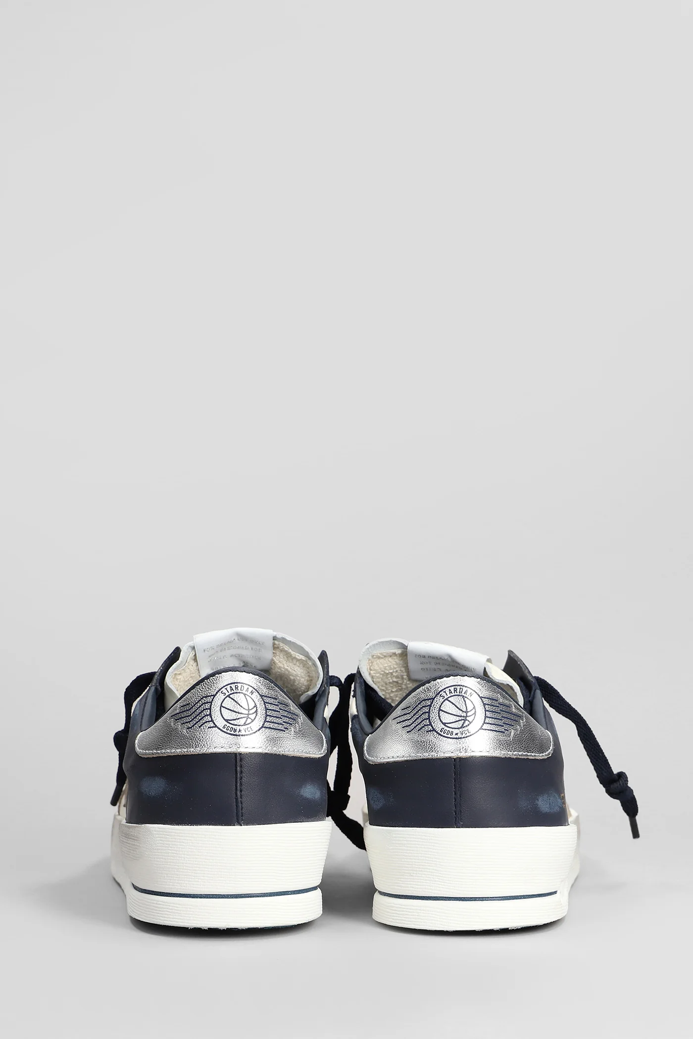 Stardan Sneakers in blue leather - Image 4
