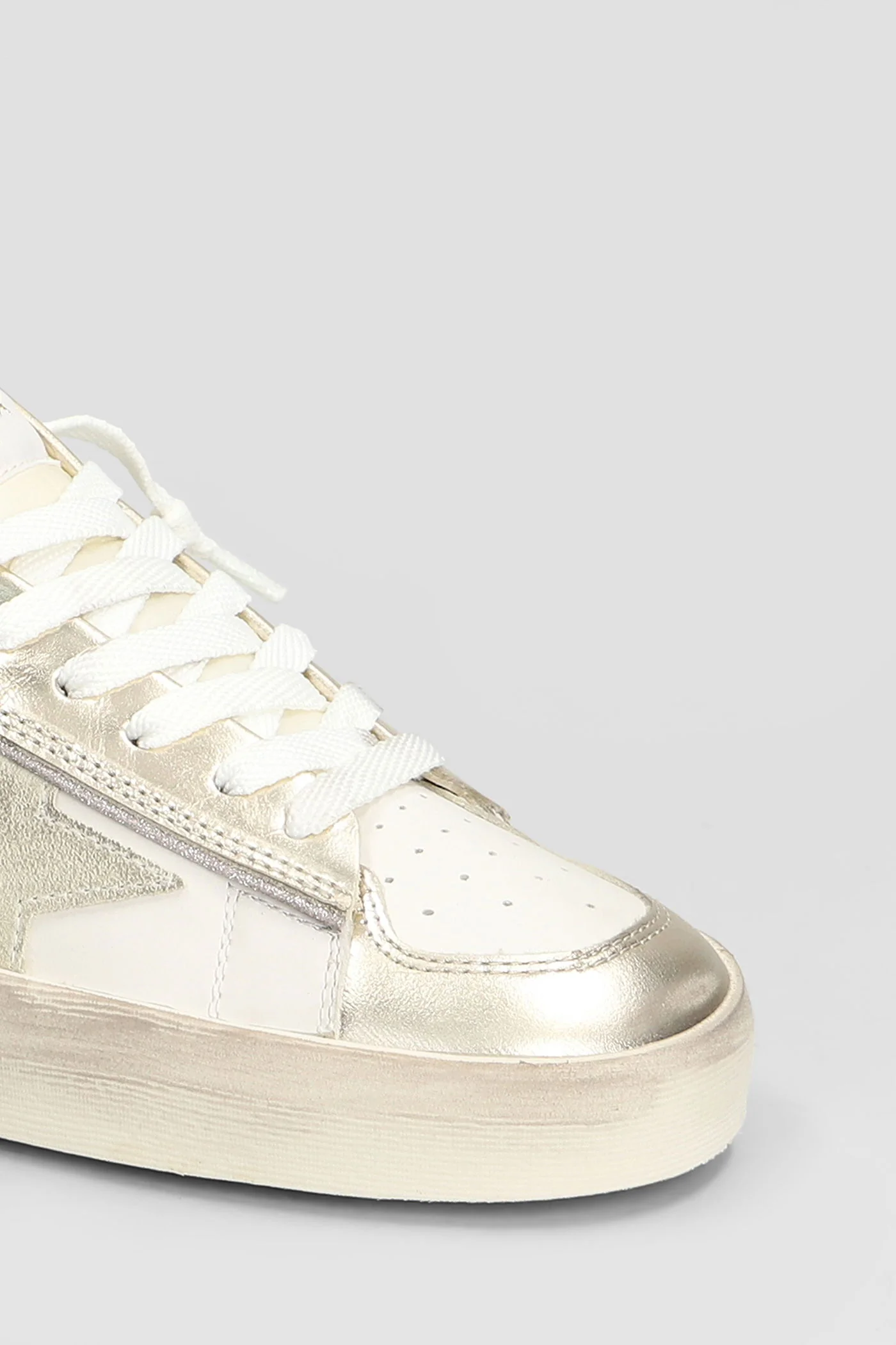 Stardan Sneakers in white leather - Image 5