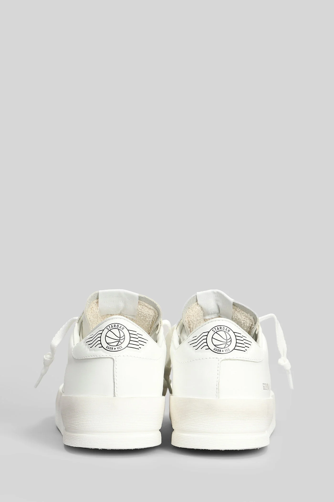 Stardan Sneakers in white leather - Image 4