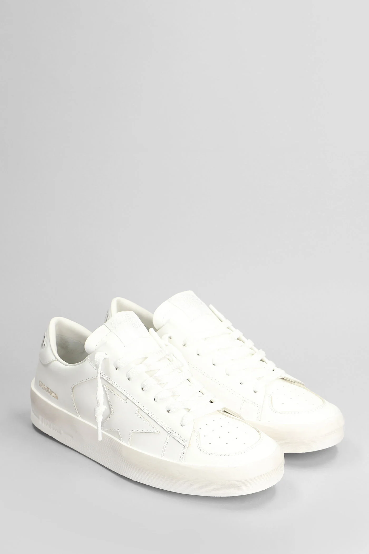 Stardan Sneakers in white leather - Image 2