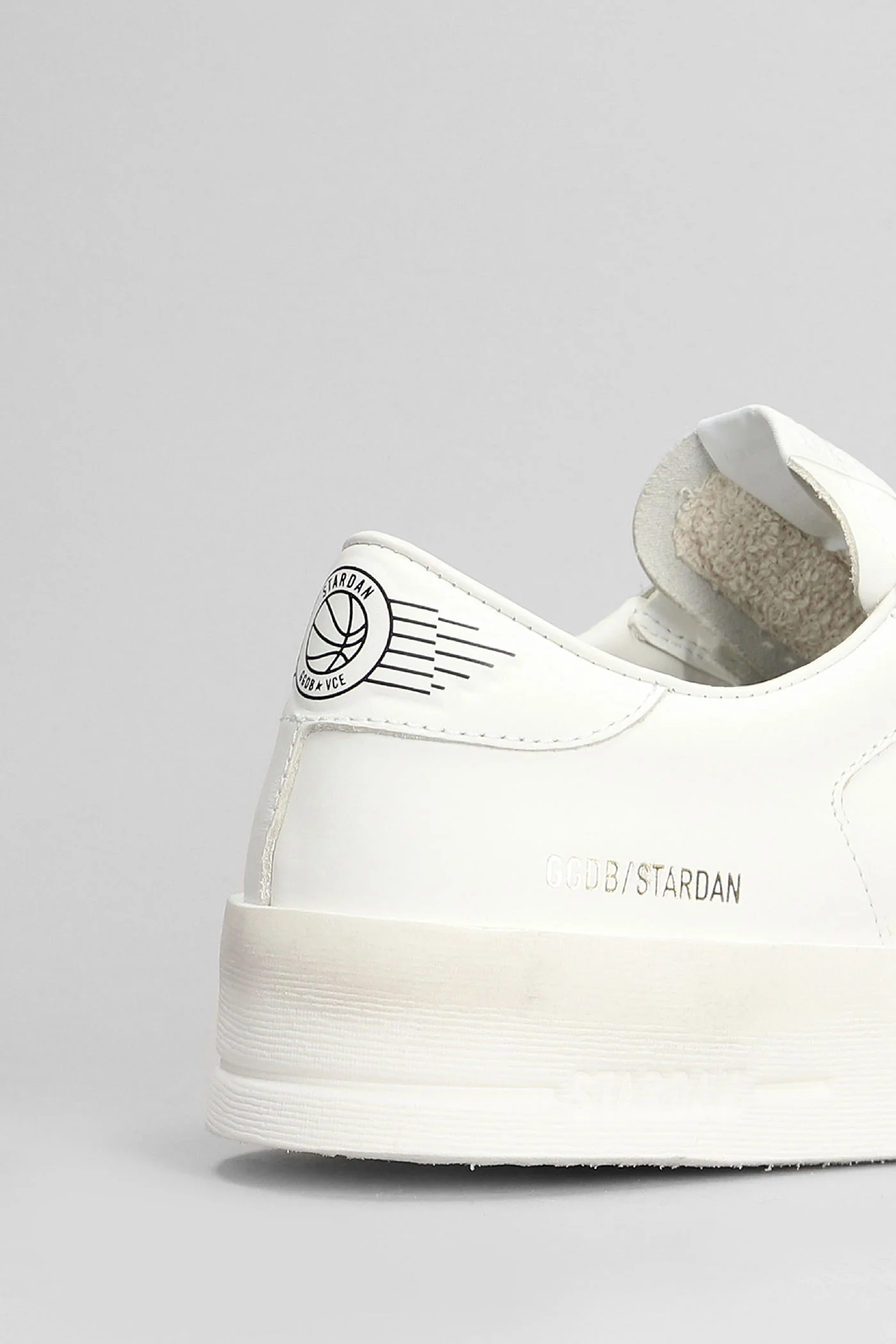 Stardan Sneakers in white leather - Image 5