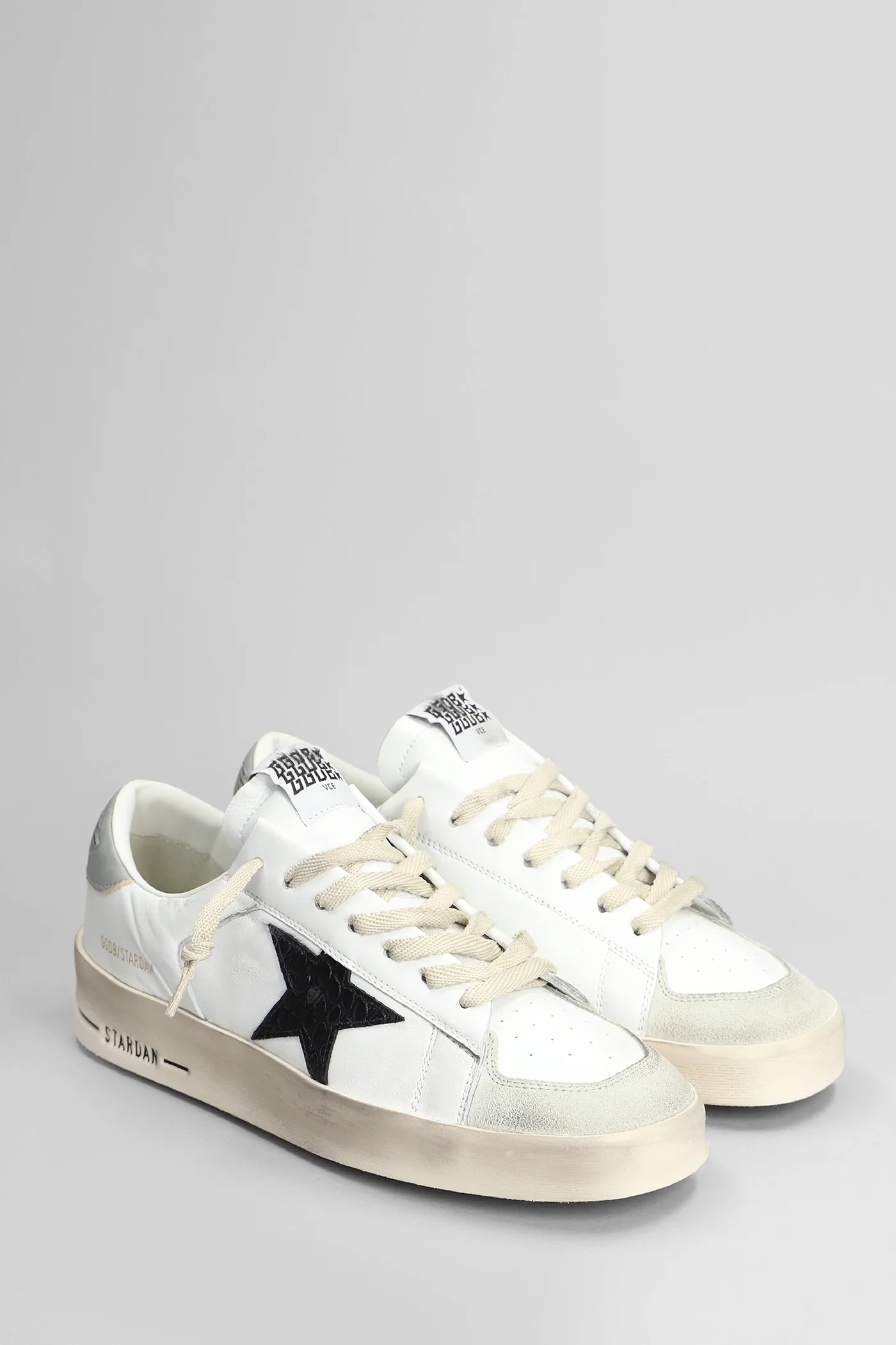 Stardan Sneakers in white leather - Image 2