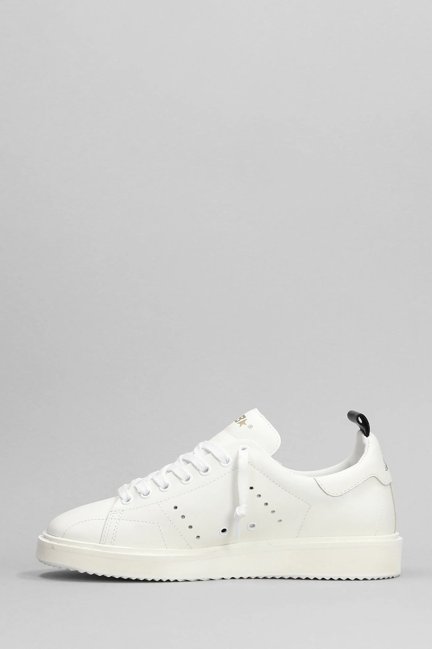 Starter Sneakers in white leather - Image 3