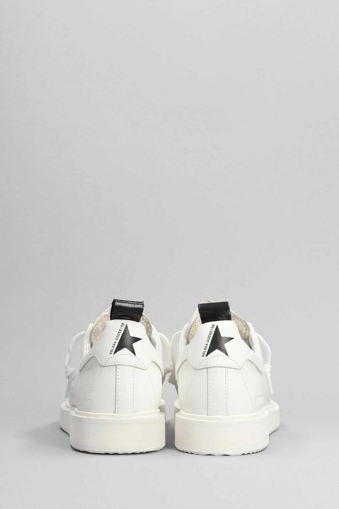 Starter Sneakers in white leather - Image 4