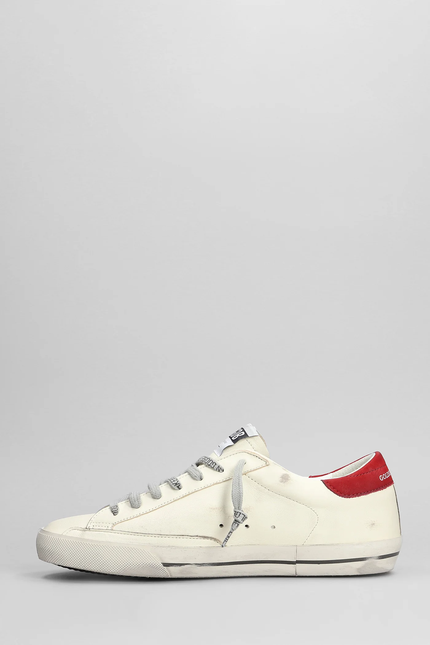 Superstar Sneakers in beige leather - Image 3
