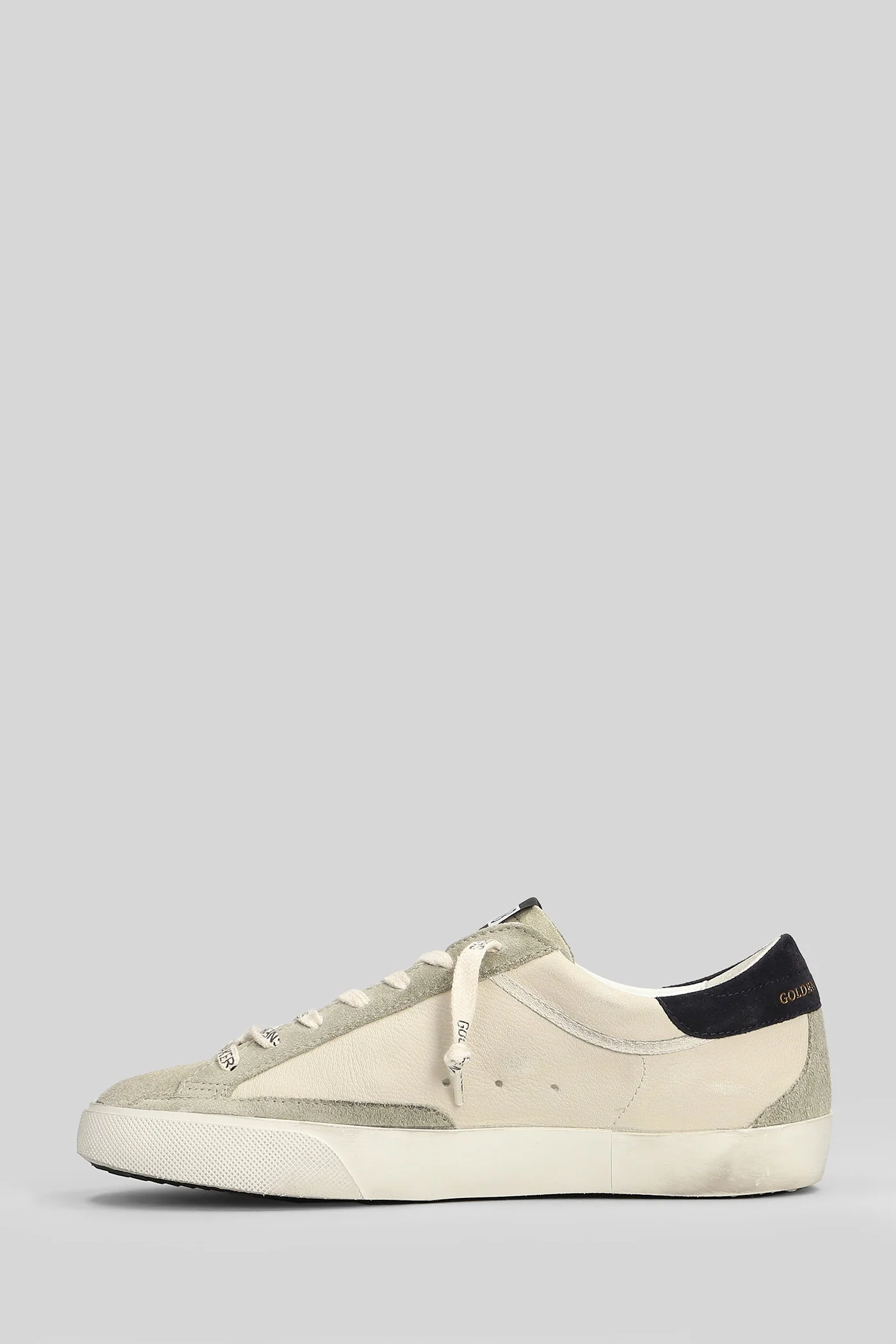 Superstar Sneakers in beige suede and leather - Image 3